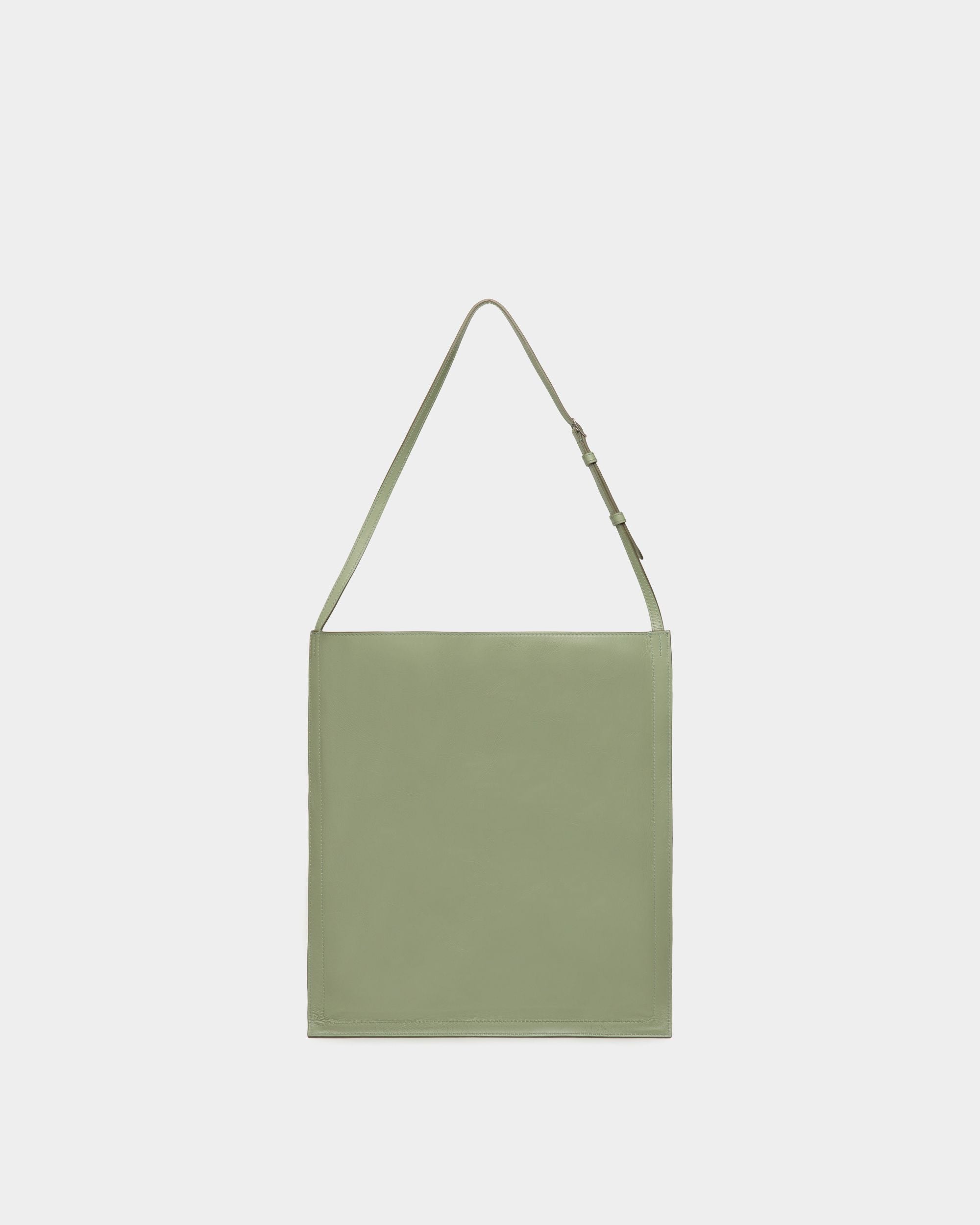 Sac Cabas Beckett En Cuir Olive Green - Homme - Bally - 03