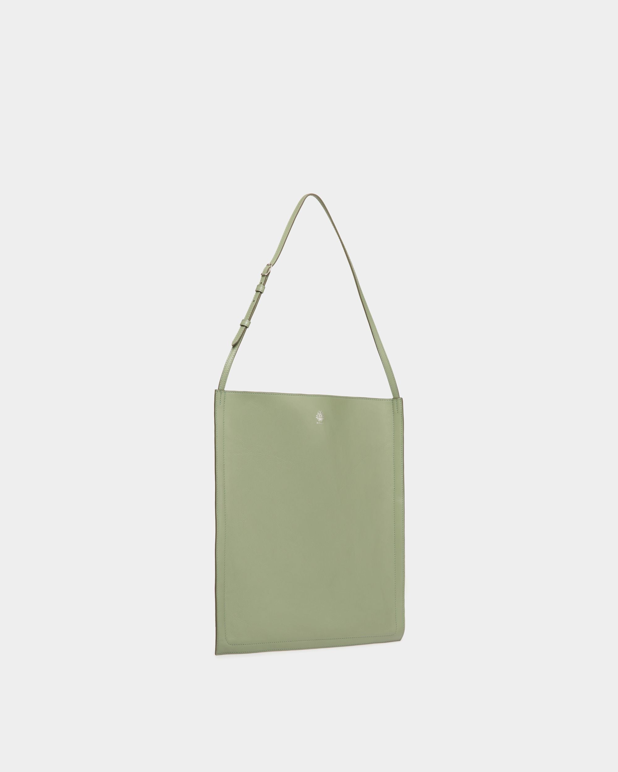 Sac Cabas Beckett En Cuir Olive Green - Homme - Bally - 04