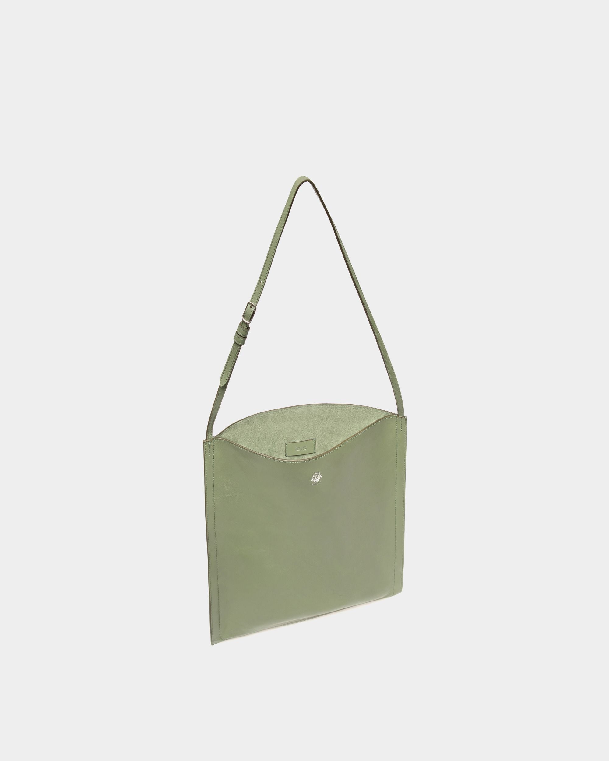 Sac Cabas Beckett En Cuir Olive Green - Homme - Bally - 05