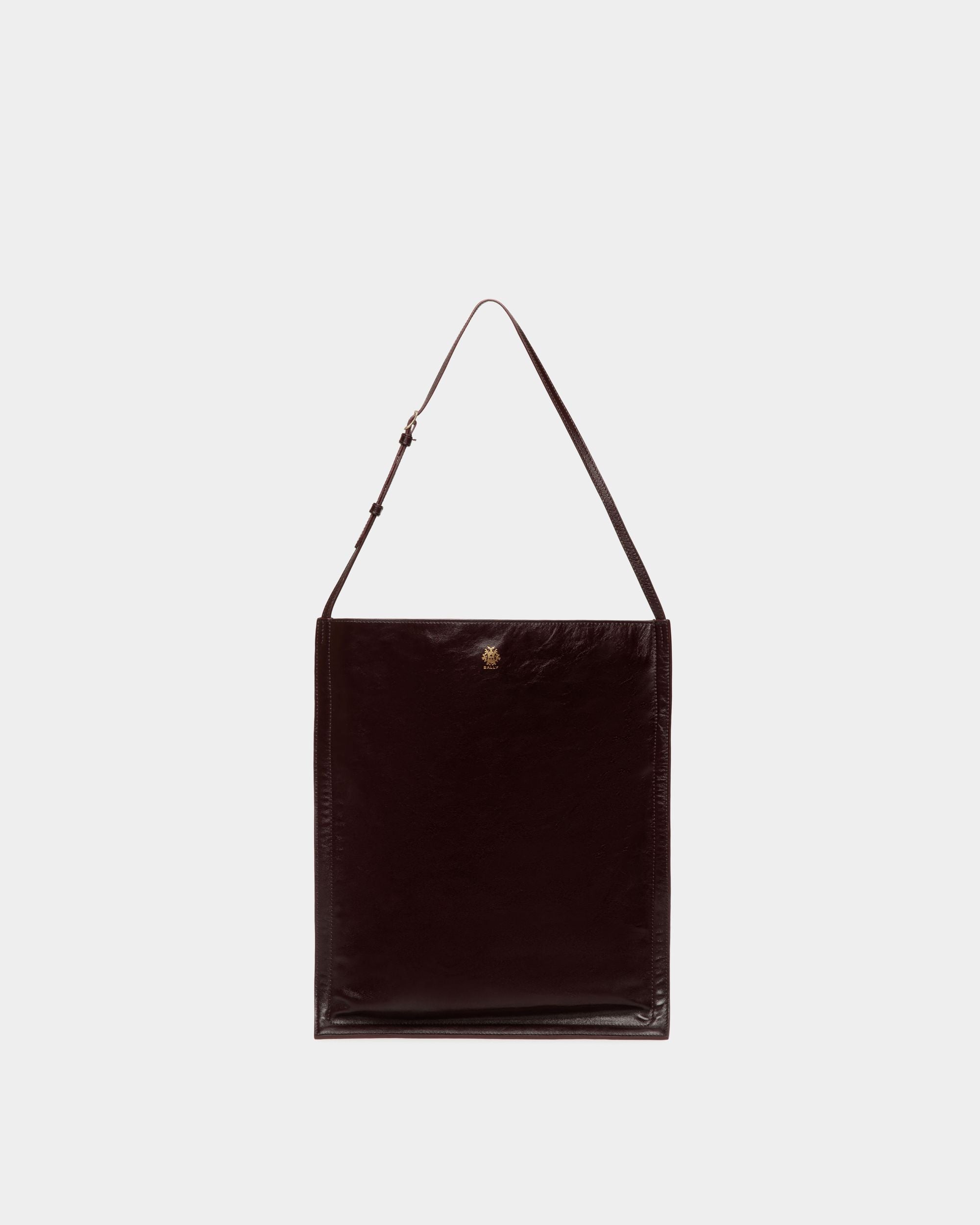 Sac Cabas Beckett En Cuir Deep Burgundy - Homme - Bally - 01