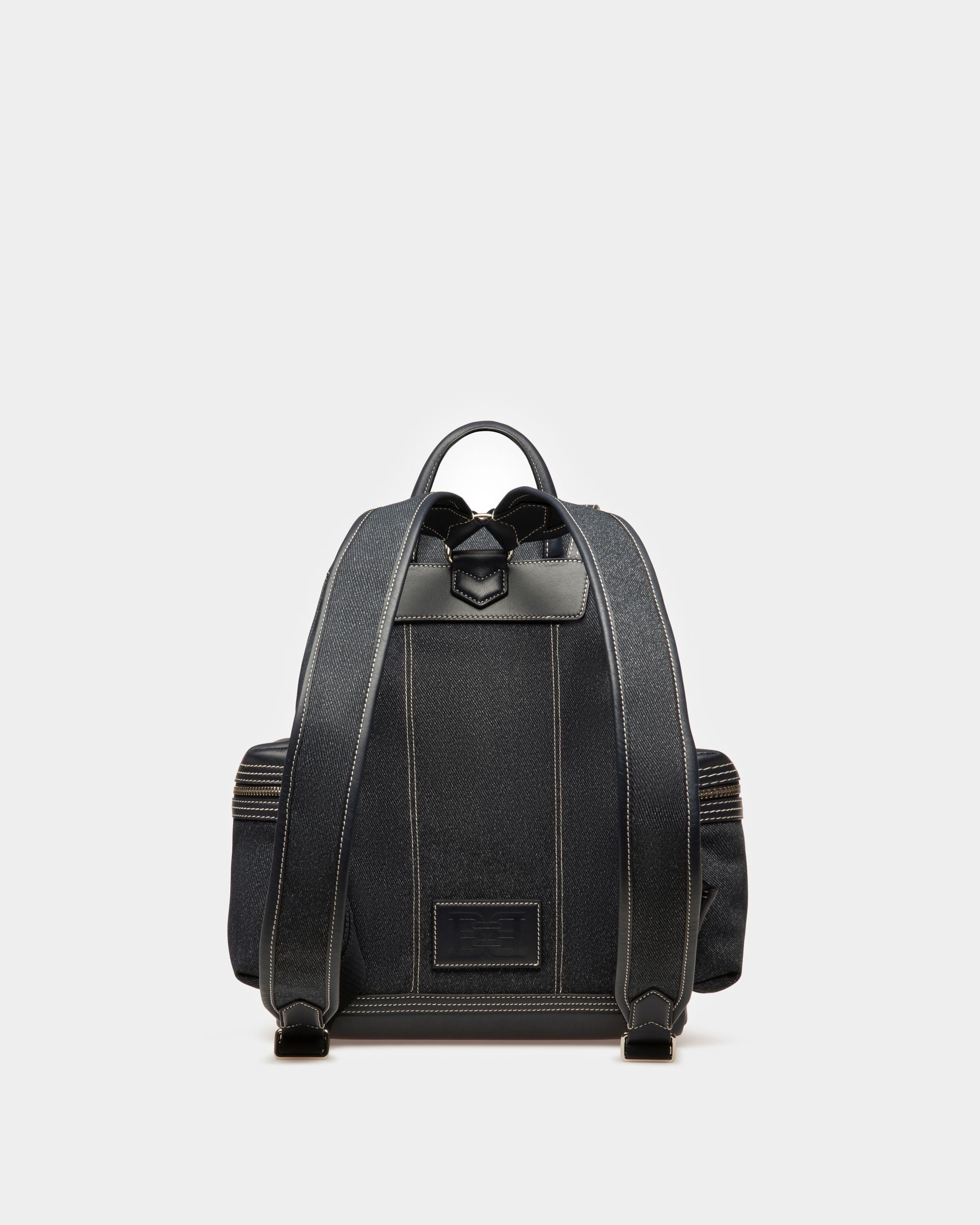 Petit Cliford Sac À Dos En Mélange De Nylon Bleu Marine - Homme - Bally - 02