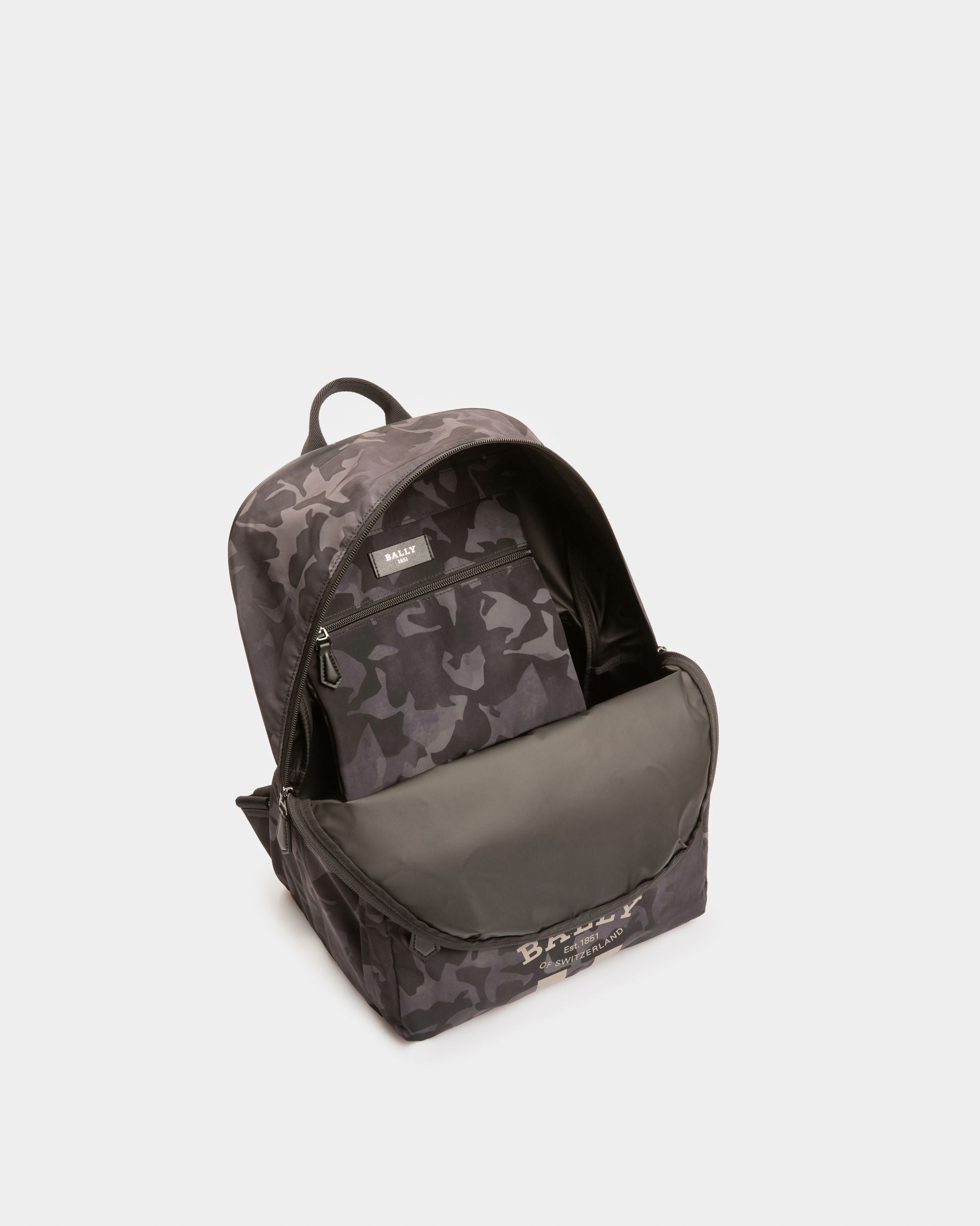 Fixie Sac À Dos En Nylon Noir - Homme - Bally - 04