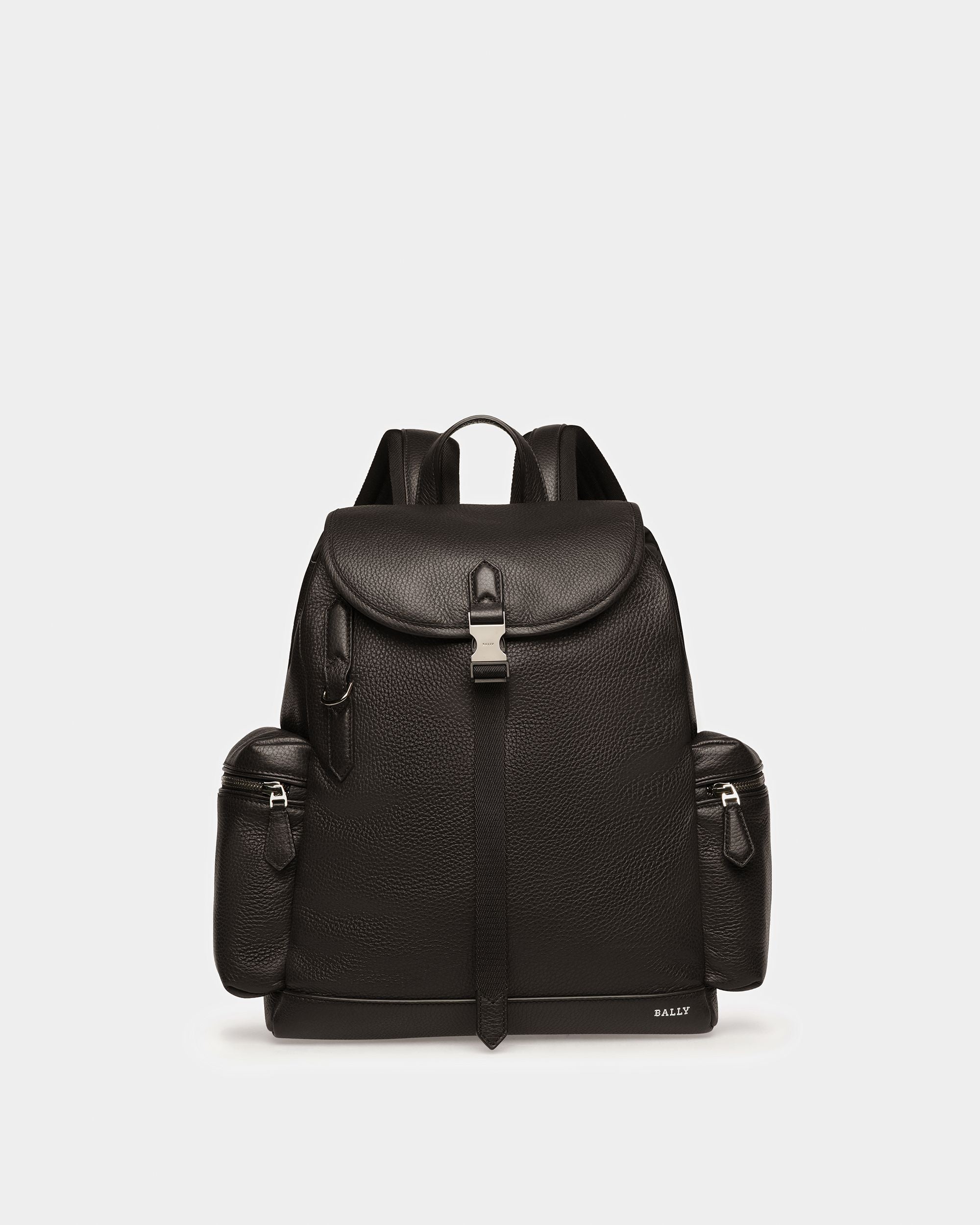 Cliford Sac À Dos En Cuir Noir - Homme - Bally - 01