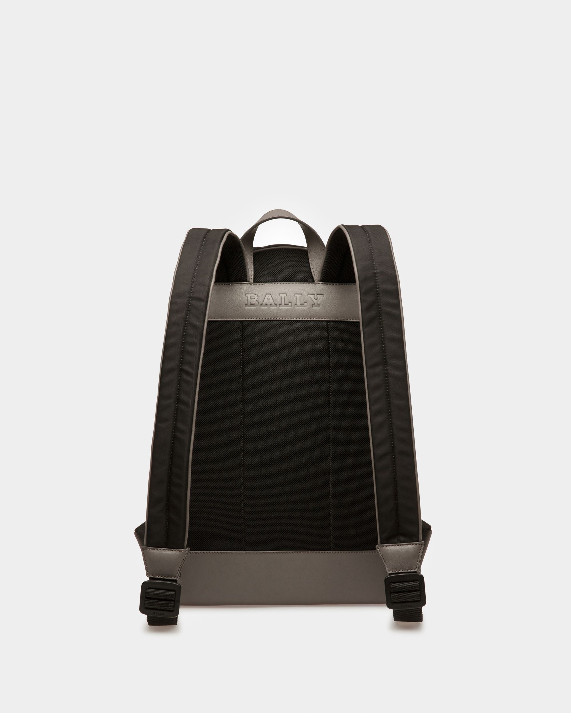 Harper Sac À Dos Noir En Cuir Et Nylon - Homme - Bally - 03