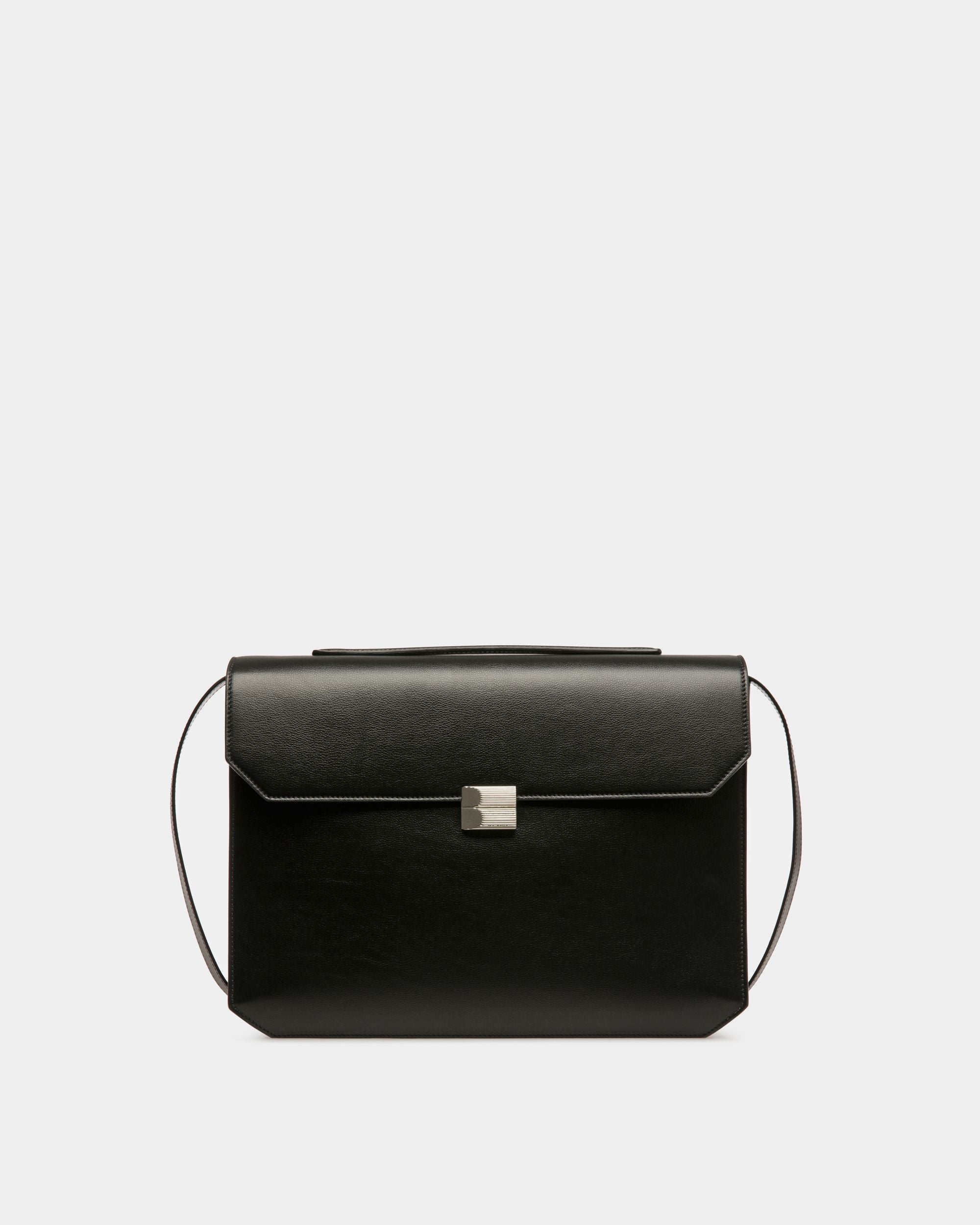Sac business Banque En cuir noir - Homme - Bally - 01