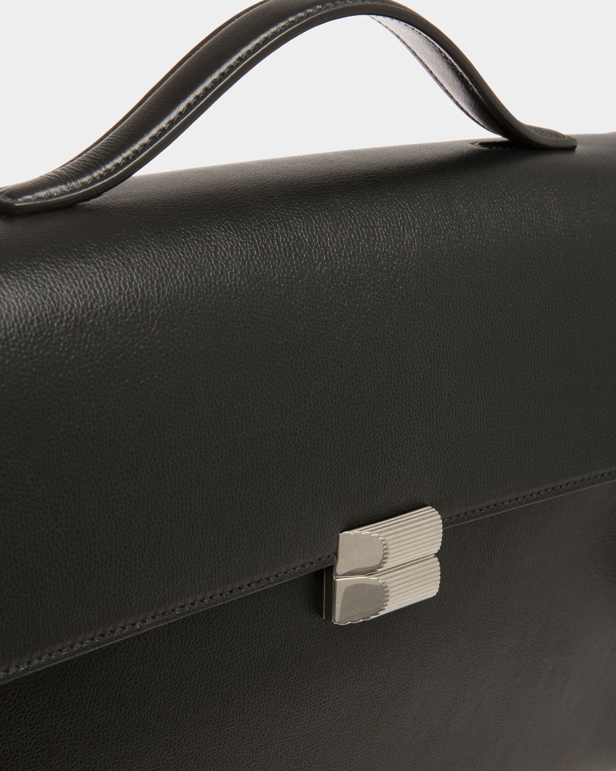 Sac business Banque En cuir noir - Homme - Bally - 06