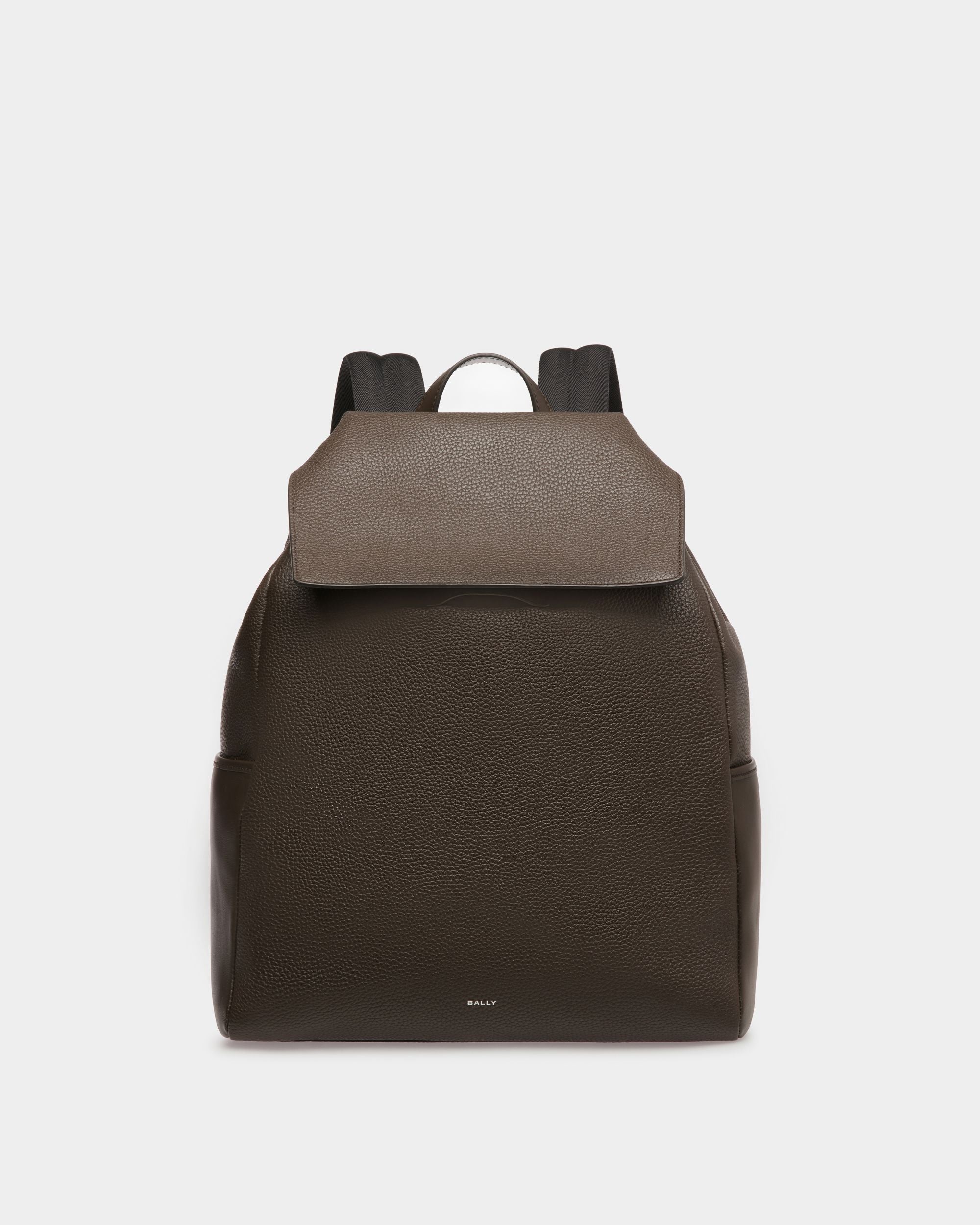 Sac À Dos Lago En Cuir Marron - Homme - Bally - 01