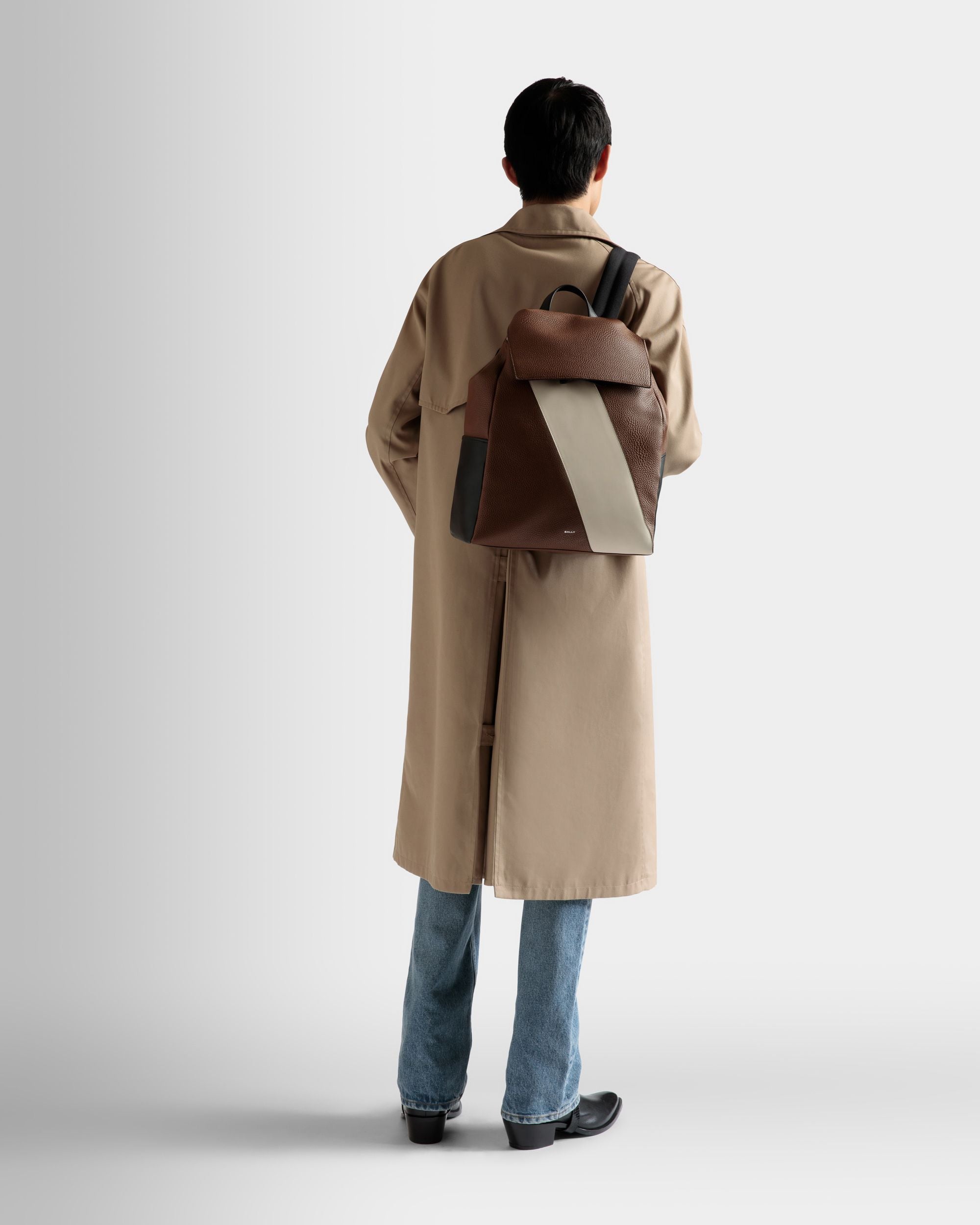 Sac à dos Lago En cuir marron - Homme - Bally - 02