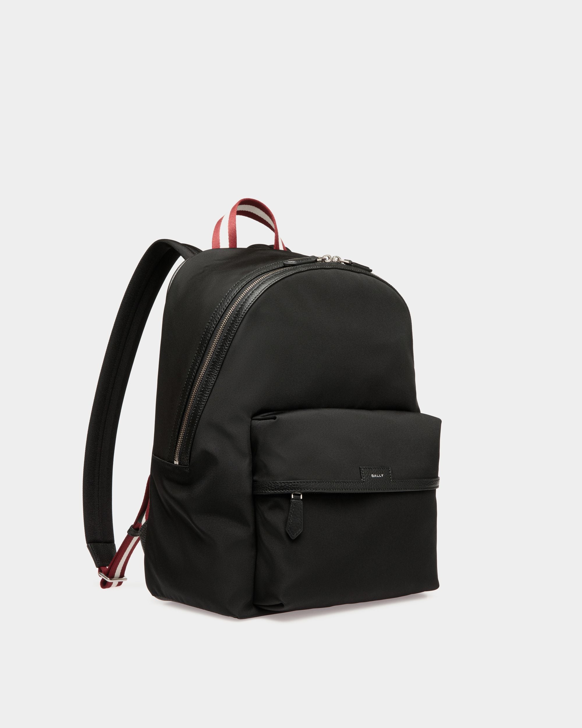 Sac À Dos Code En Nylon Noir - Homme - Bally - 03
