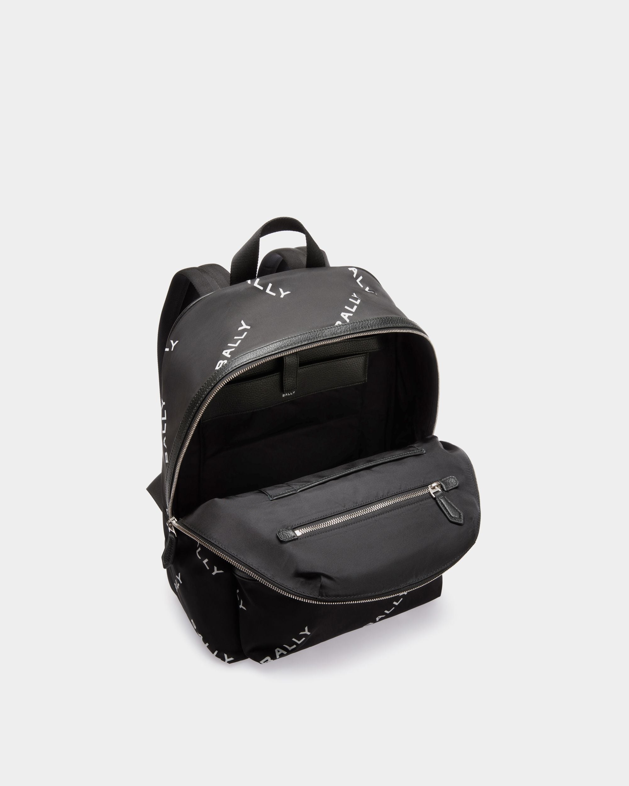Code Backpack In Black Nylon - Homme - Bally - 04