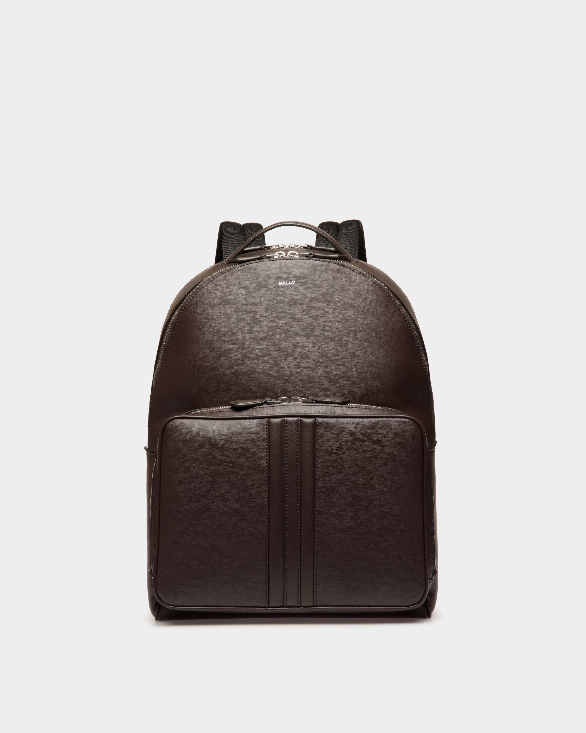 Sac À Dos Mythos En Cuir Recyclé Ebano - Homme - Bally - 01