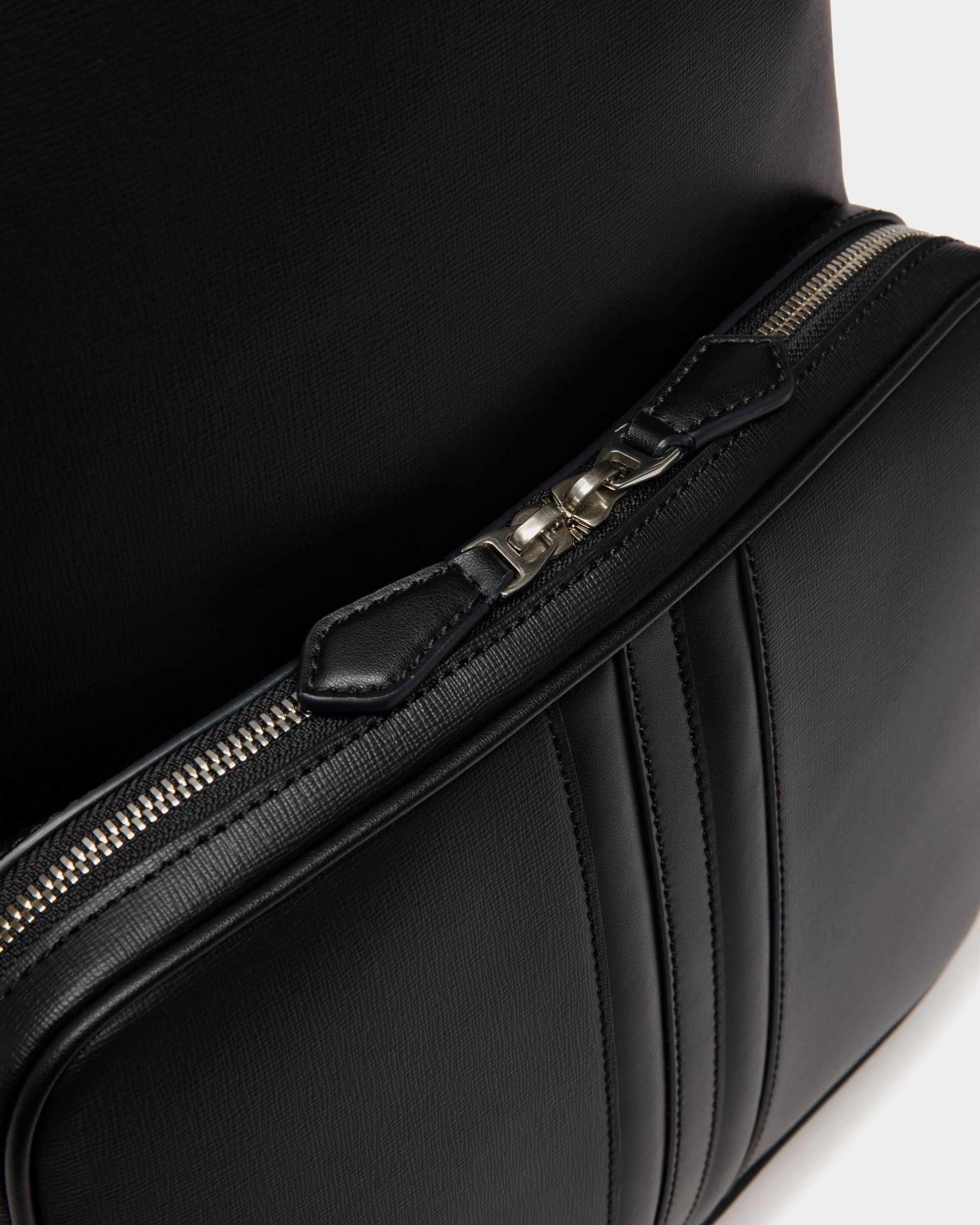 Sac À Dos Mythos En Cuir Recyclé Noir - Homme - Bally - 05