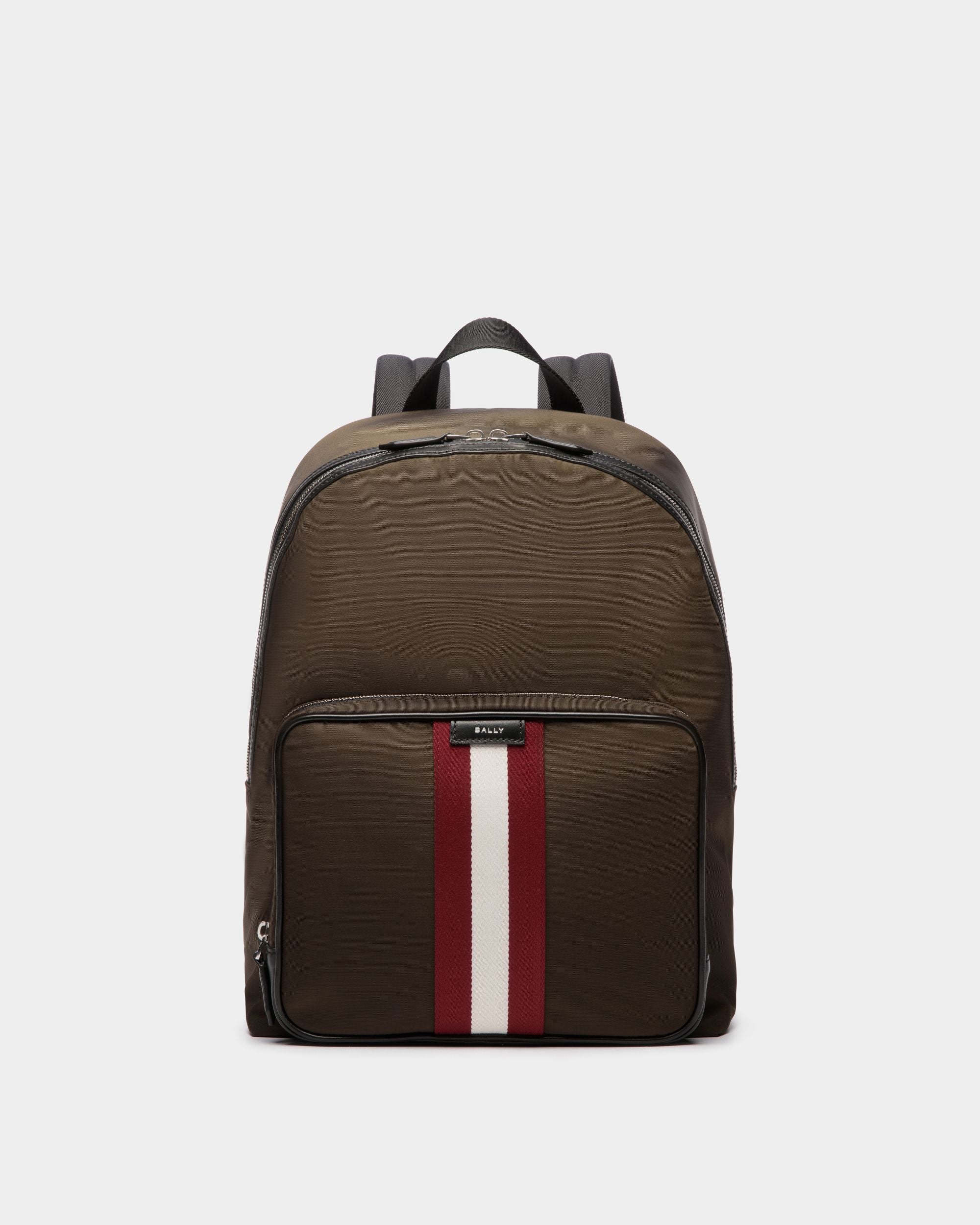 Sac À Dos Code En Nylon Military Green - Homme - Bally - 01