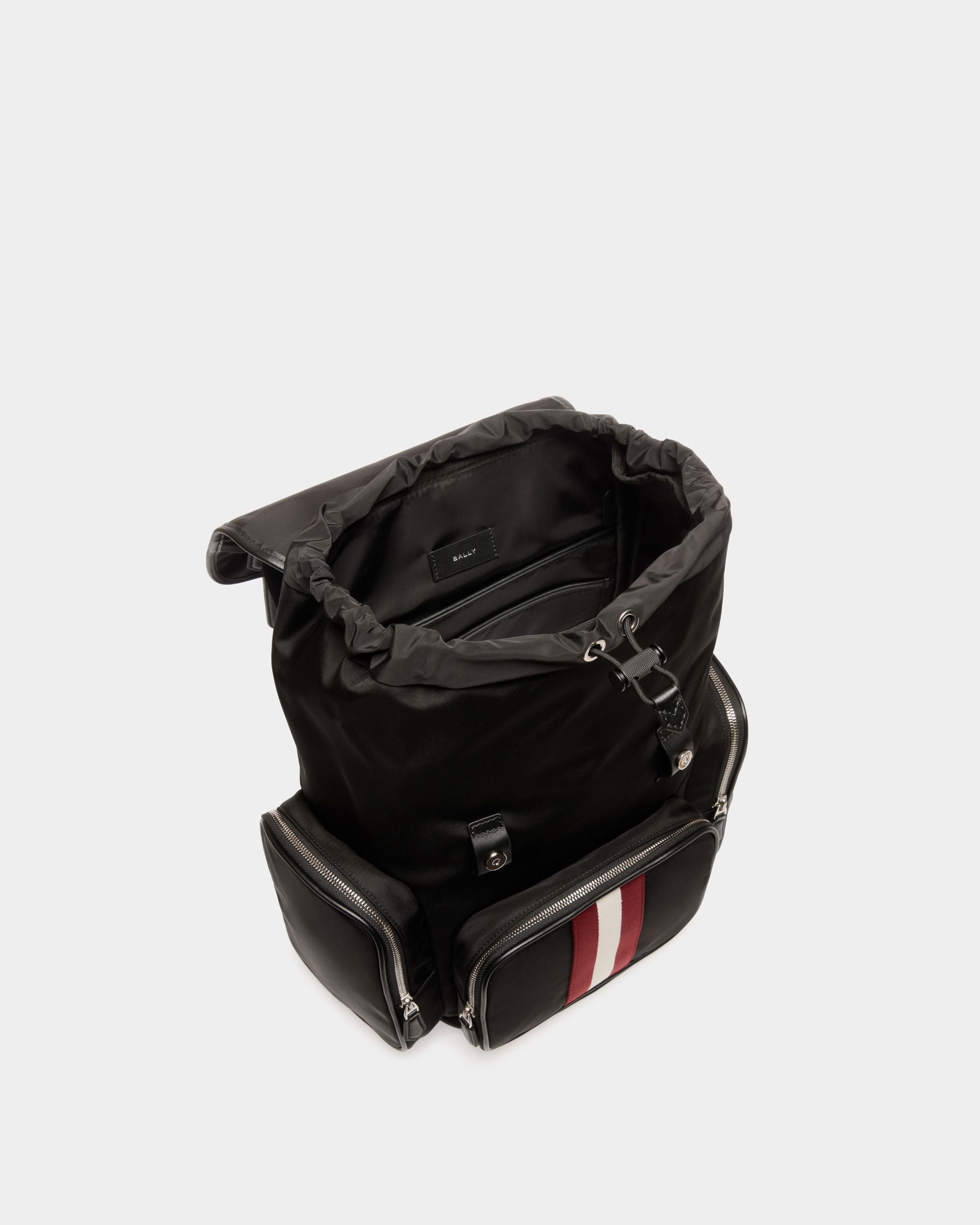 Sac À Dos Code En Nylon Noir - Homme - Bally - 05