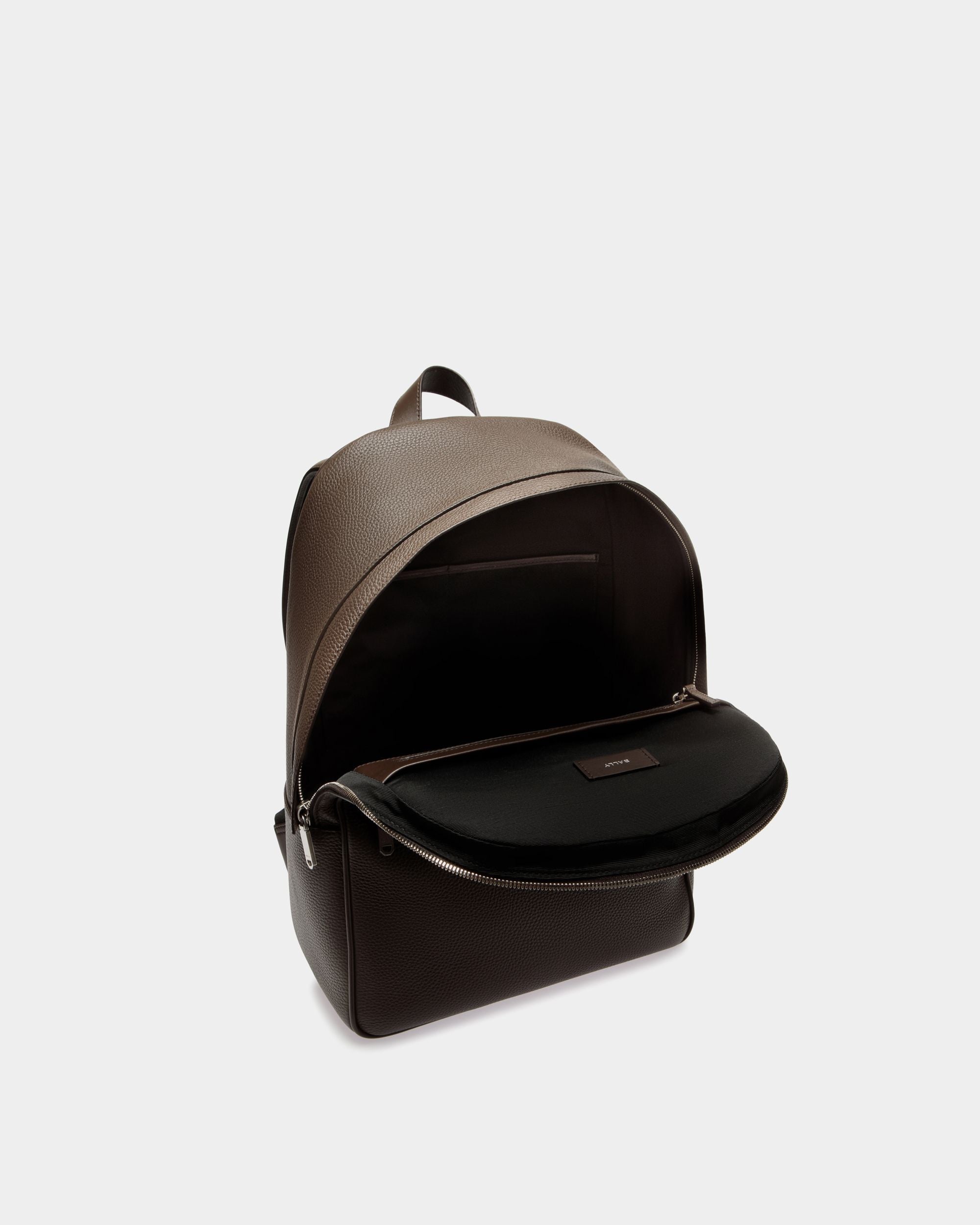 Sac À Dos Oeden En Cuir Ebano - Homme - Bally - 04