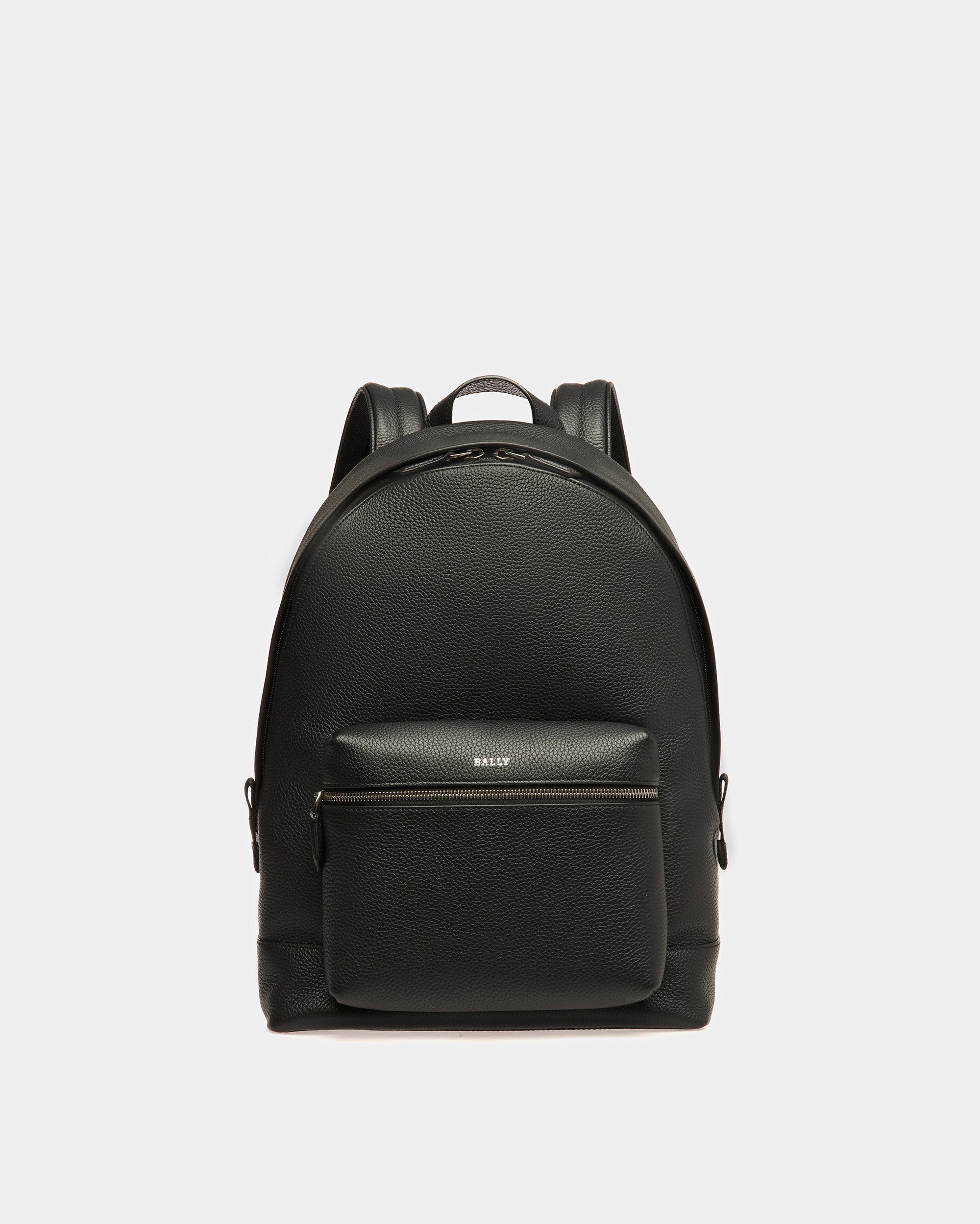 Harper Sac À Dos En Cuir Noir - Homme - Bally - 01