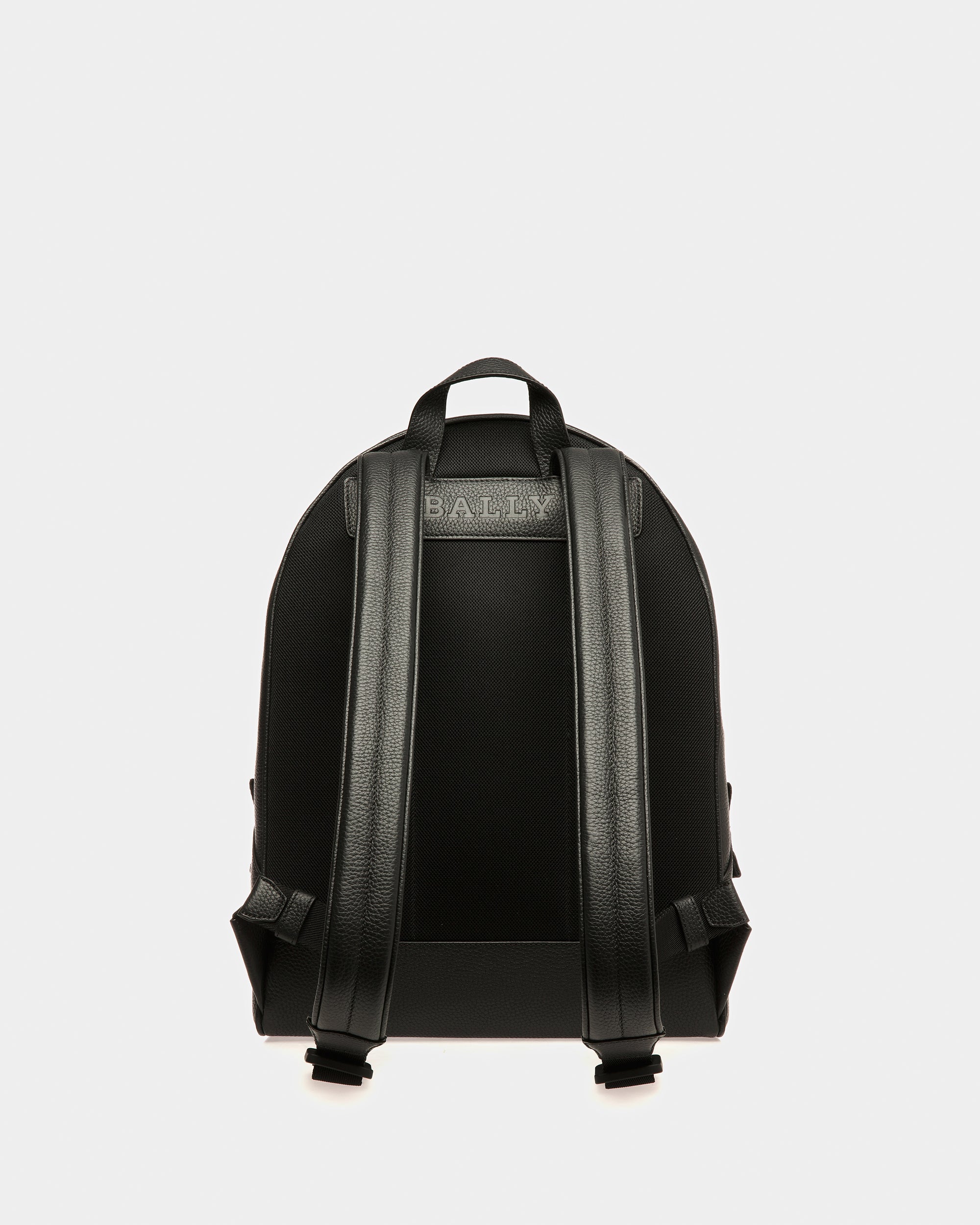 Harper Sac À Dos En Cuir Noir - Homme - Bally - 03
