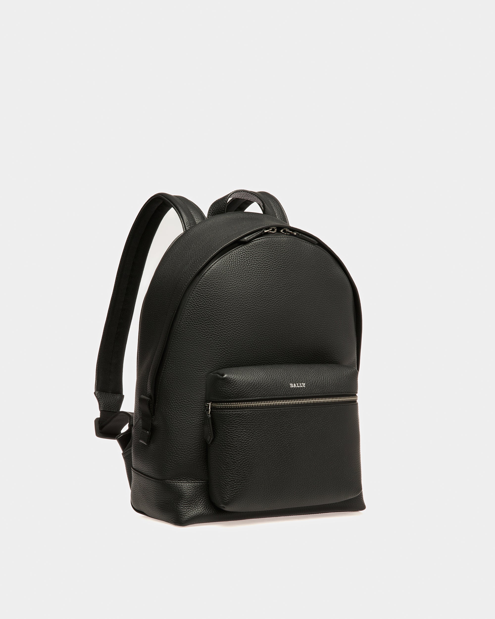 Harper Sac À Dos En Cuir Noir - Homme - Bally - 04
