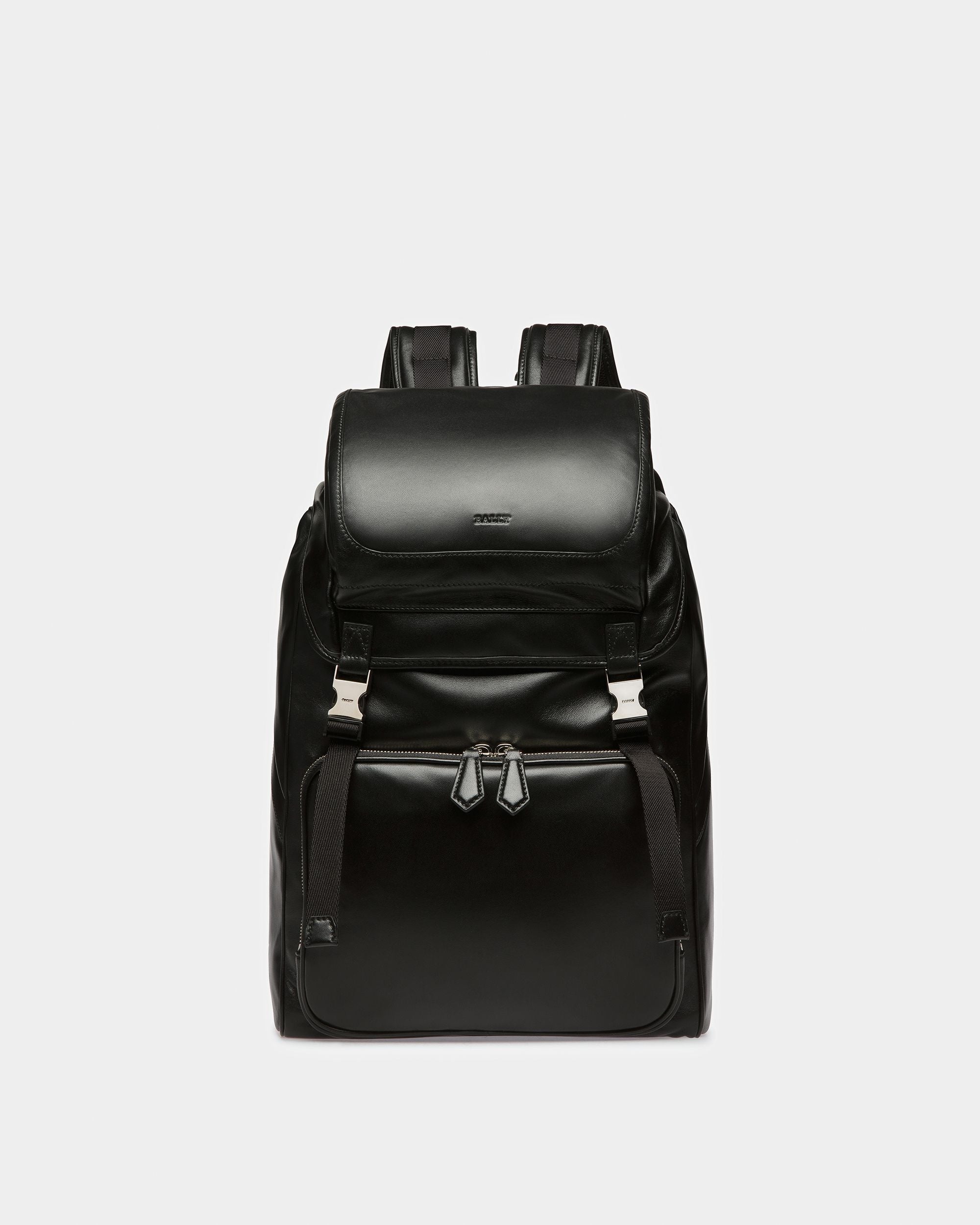 Athor Sac À Dos En Cuir Noir - Homme - Bally - 01