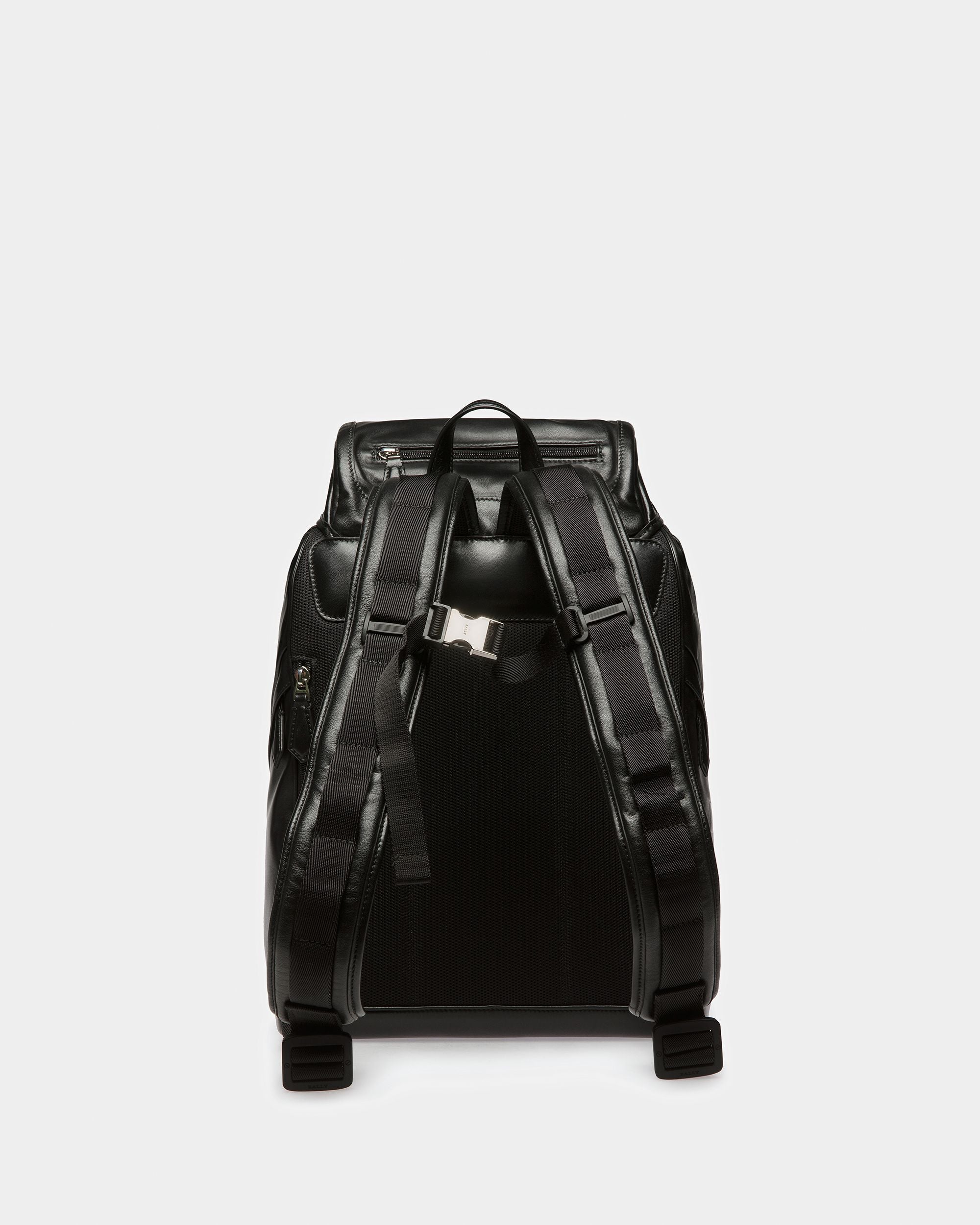 Athor Sac À Dos En Cuir Noir - Homme - Bally - 03