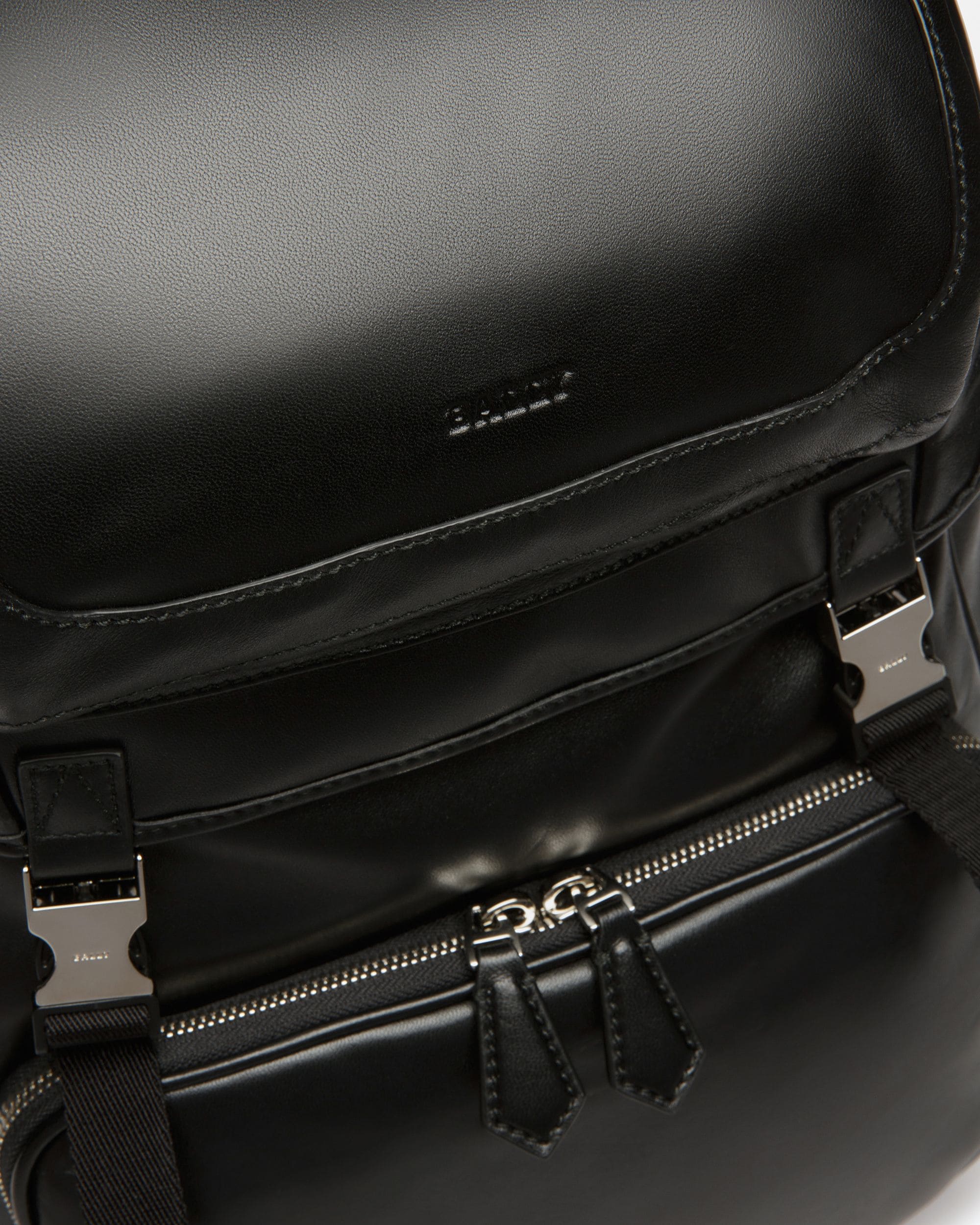 Athor Sac À Dos En Cuir Noir - Homme - Bally - 05