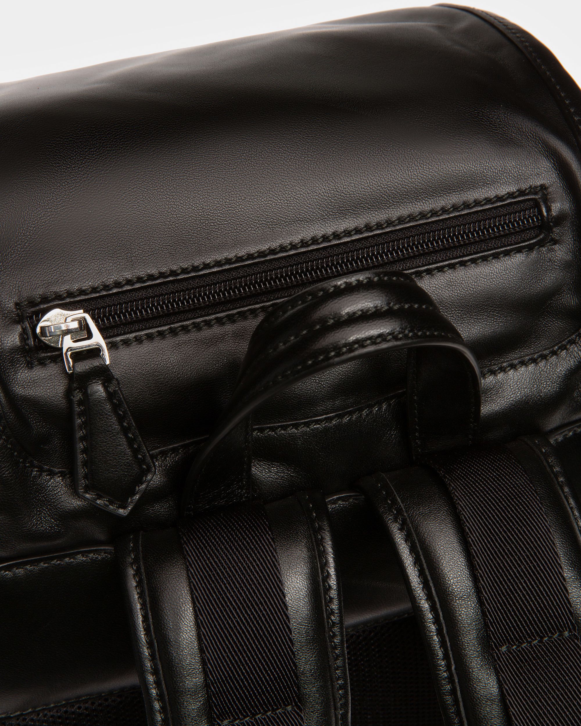 Athor Sac À Dos En Cuir Noir - Homme - Bally - 08