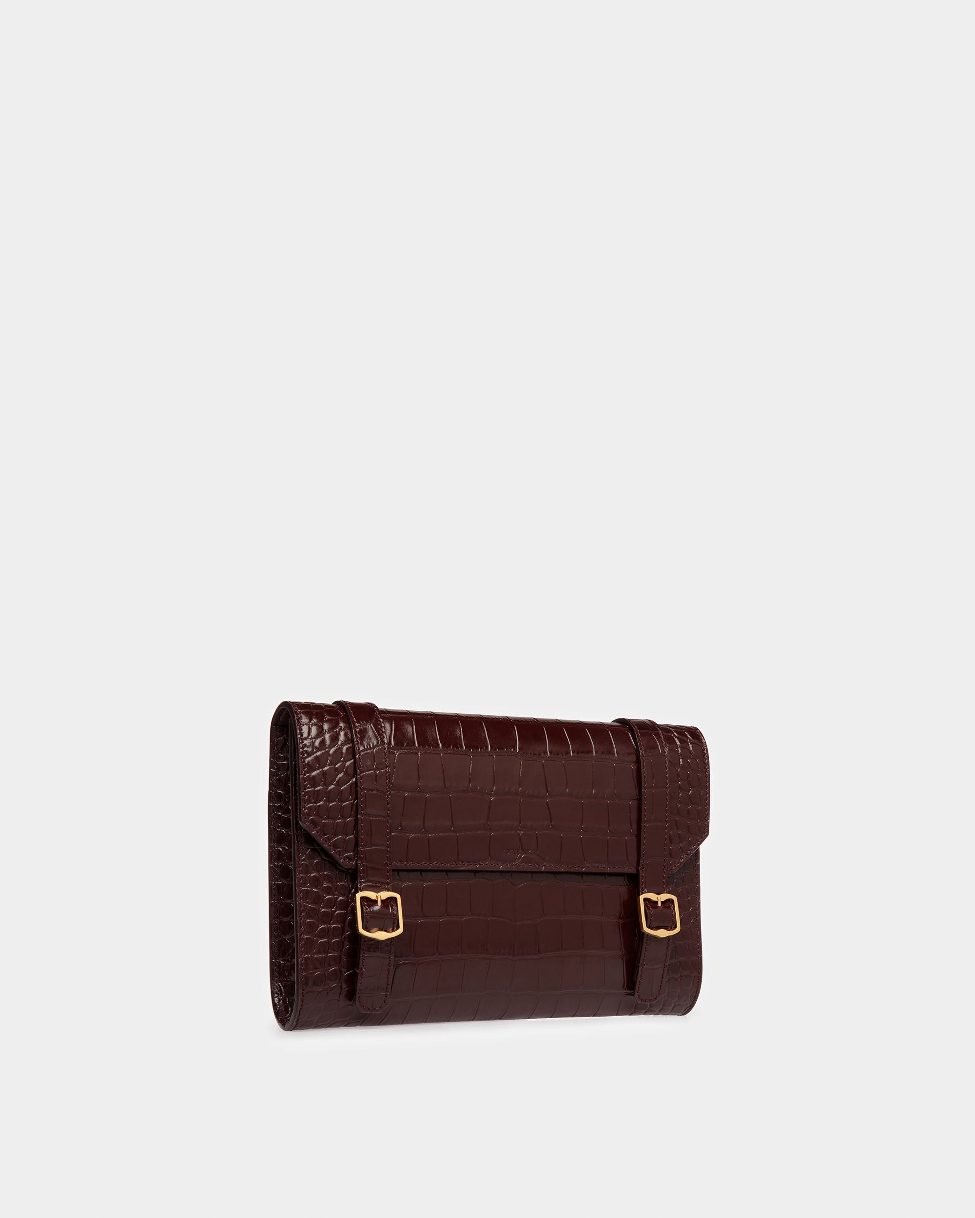 Pochette Oxford Avec Gaufrage Crocodile - Homme - Bally - 04