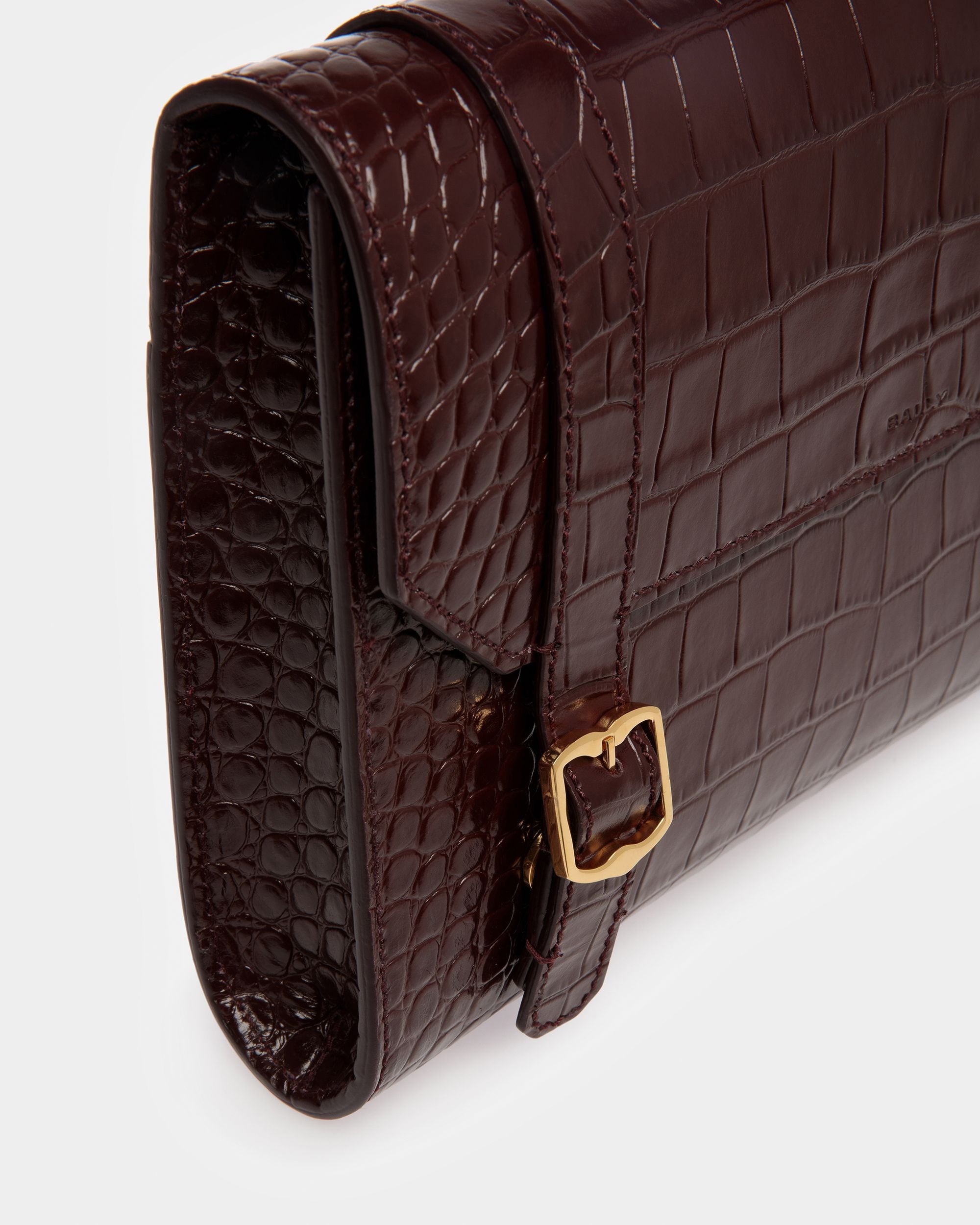 Pochette Oxford Avec Gaufrage Crocodile - Homme - Bally - 06