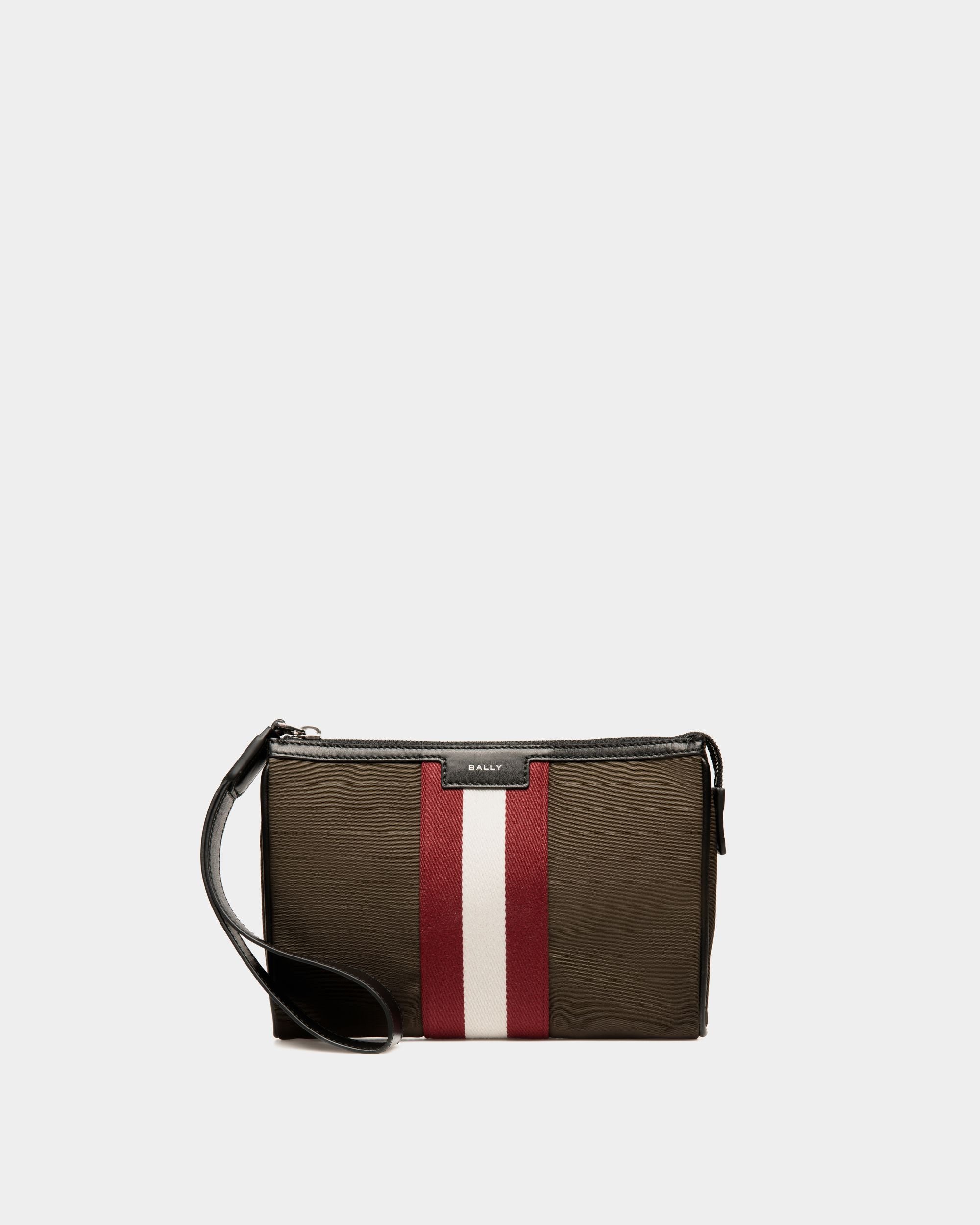 Pochette Code En Nylon Military Green - Homme - Bally - 01