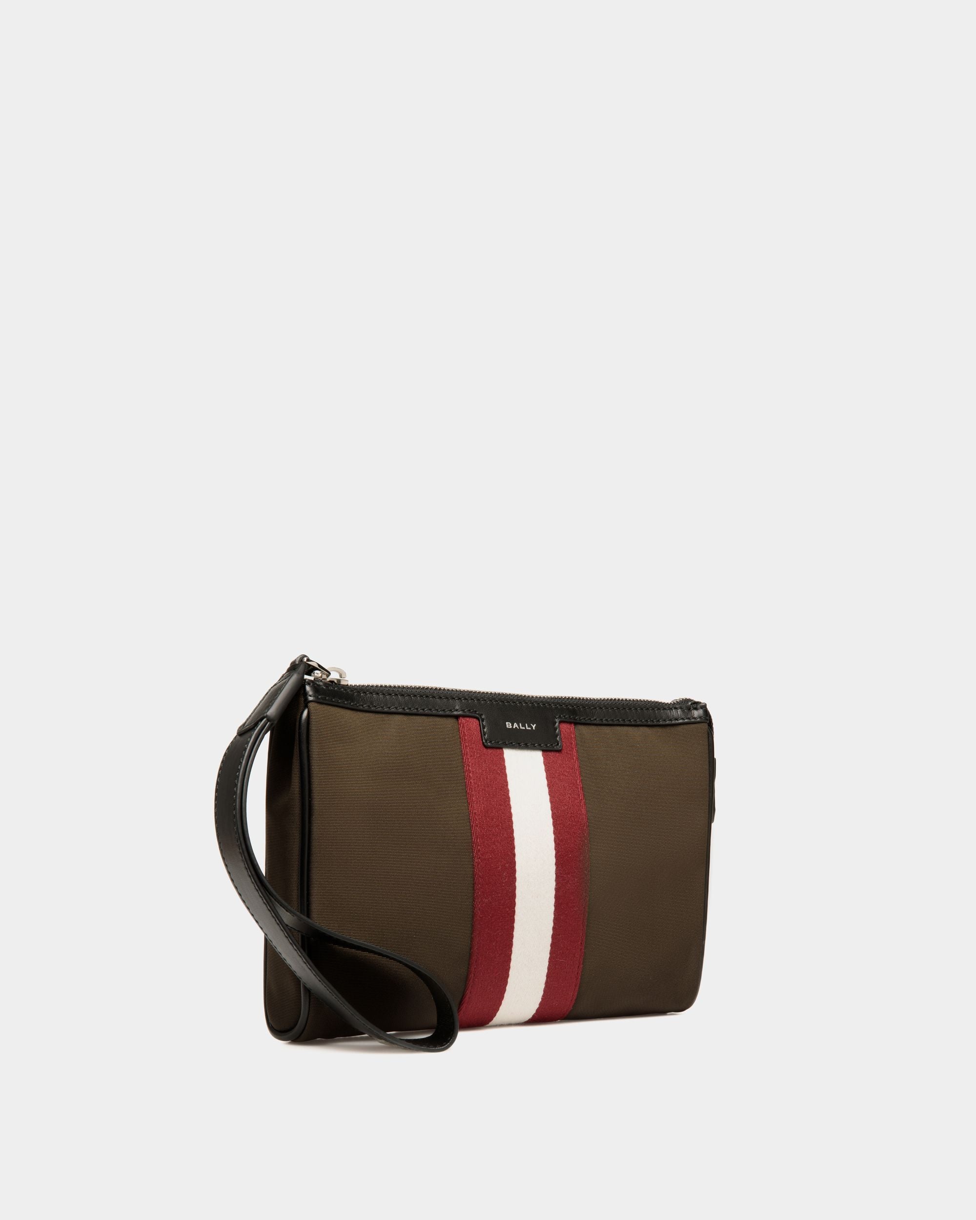 Pochette Code En Nylon Military Green - Homme - Bally - 03