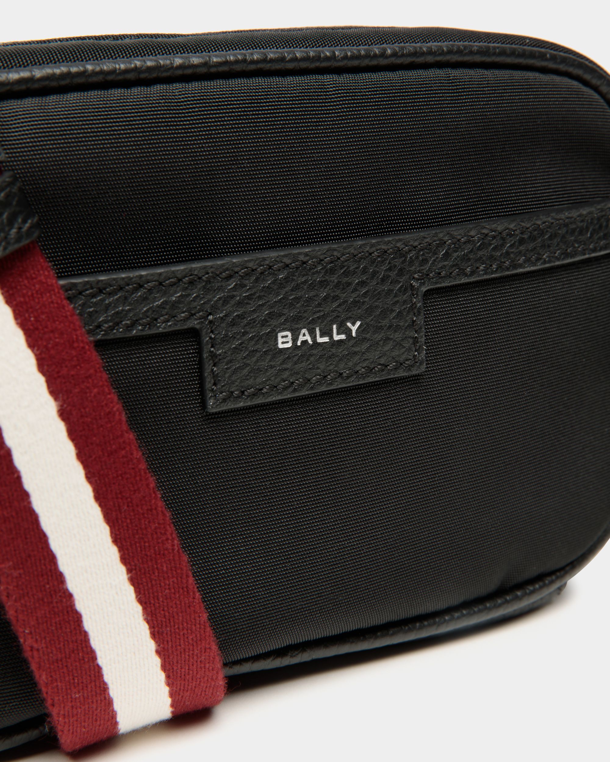 Sac À Bandoulière Code En Nylon Noir - Homme - Bally - 04