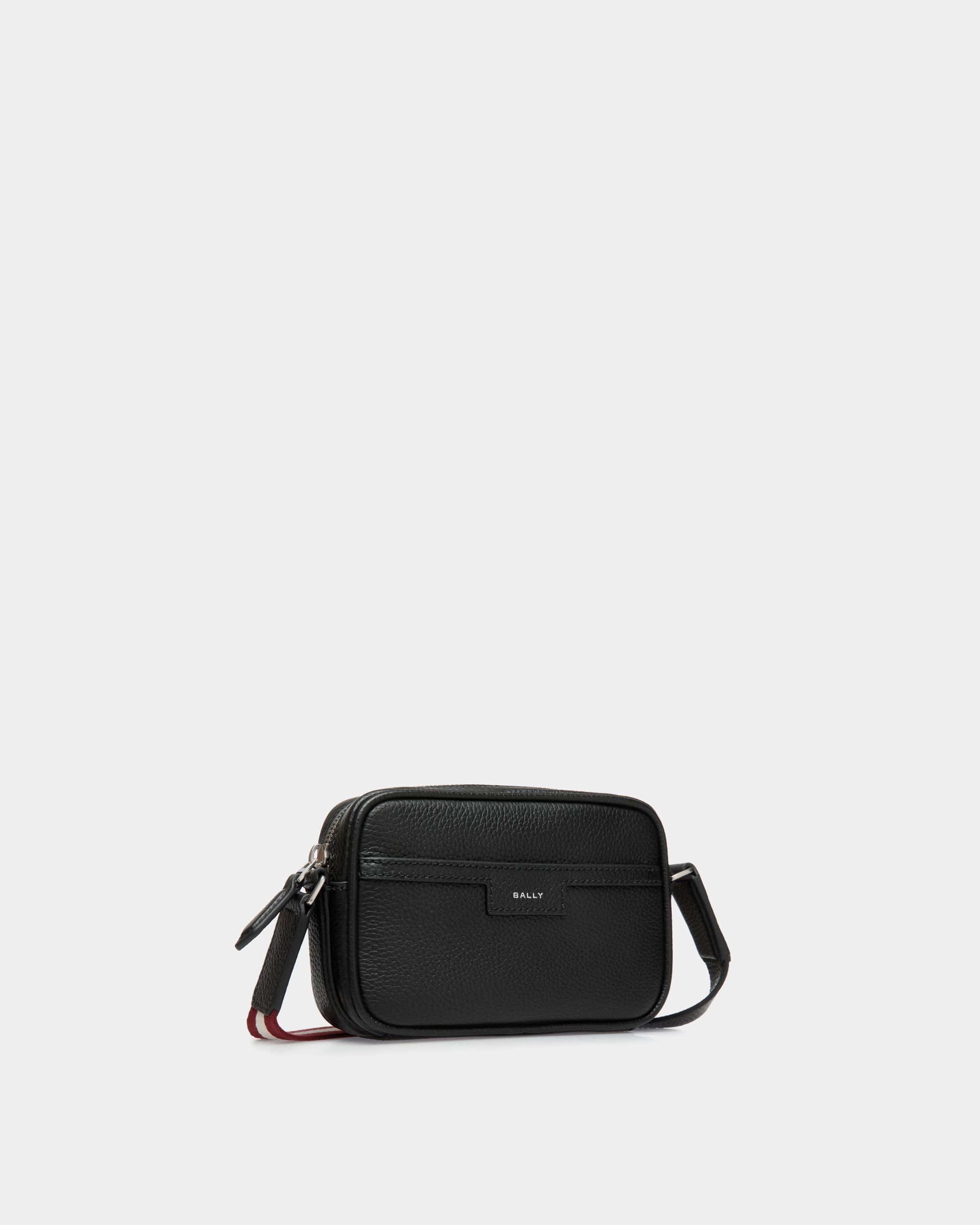Minisac À Bandoulière Code En Cuir Noir - Homme - Bally - 03