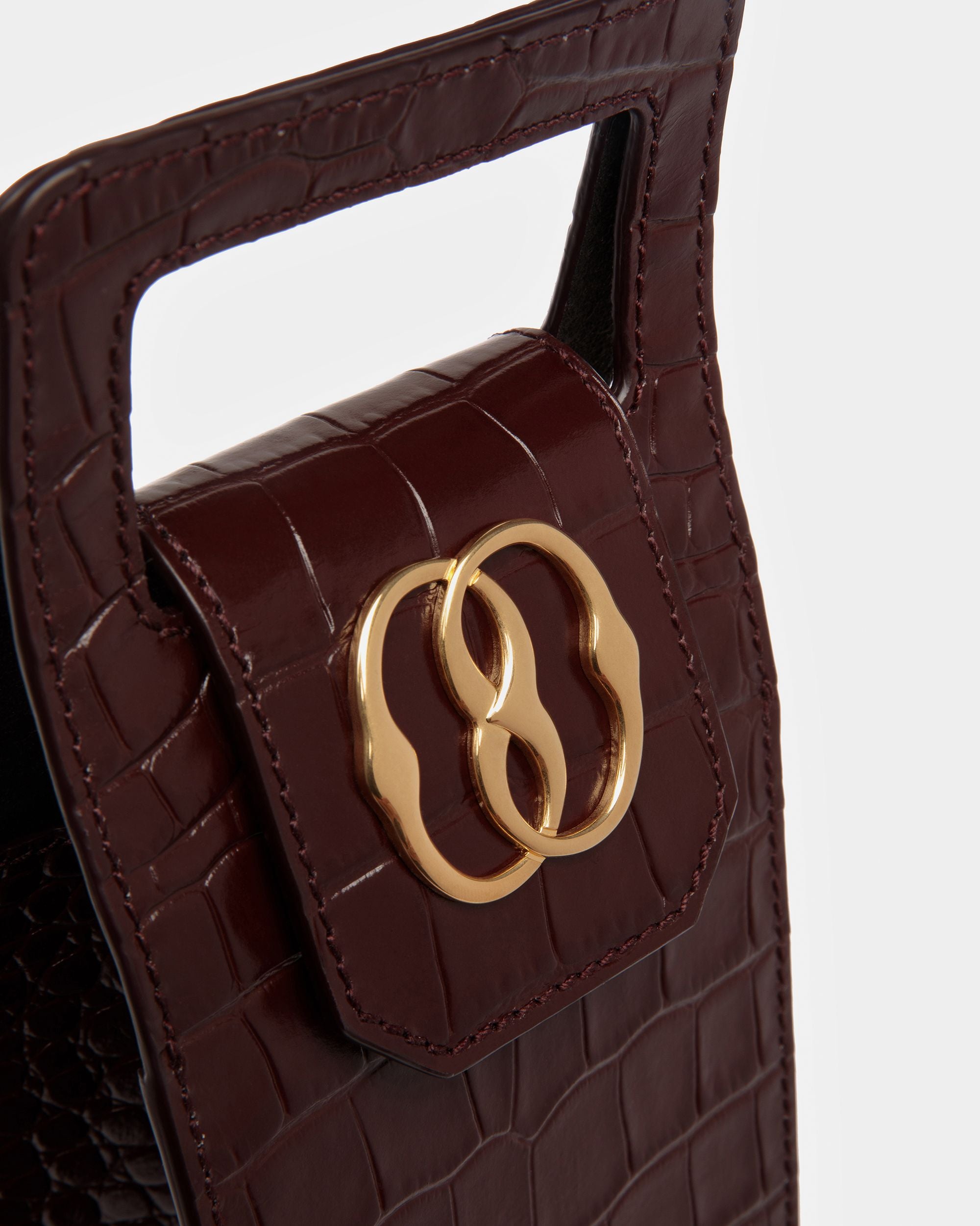 Porte-Bouteille Barrel Avec Gaufrage Crocodile - Homme - Bally - 06