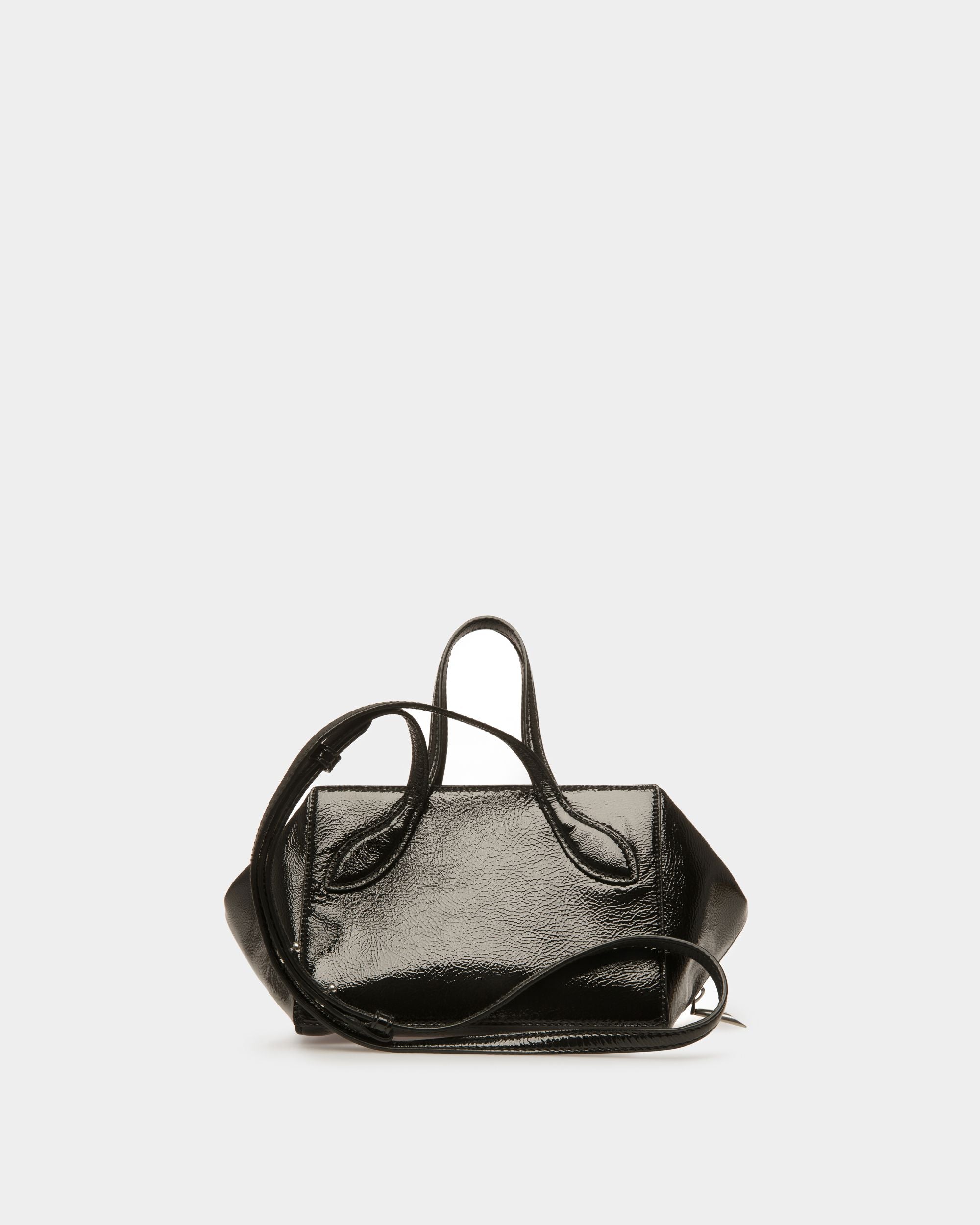 Space XS | Sac à bandoulière pour homme | Cuir noir | Bally | Still Life Dos