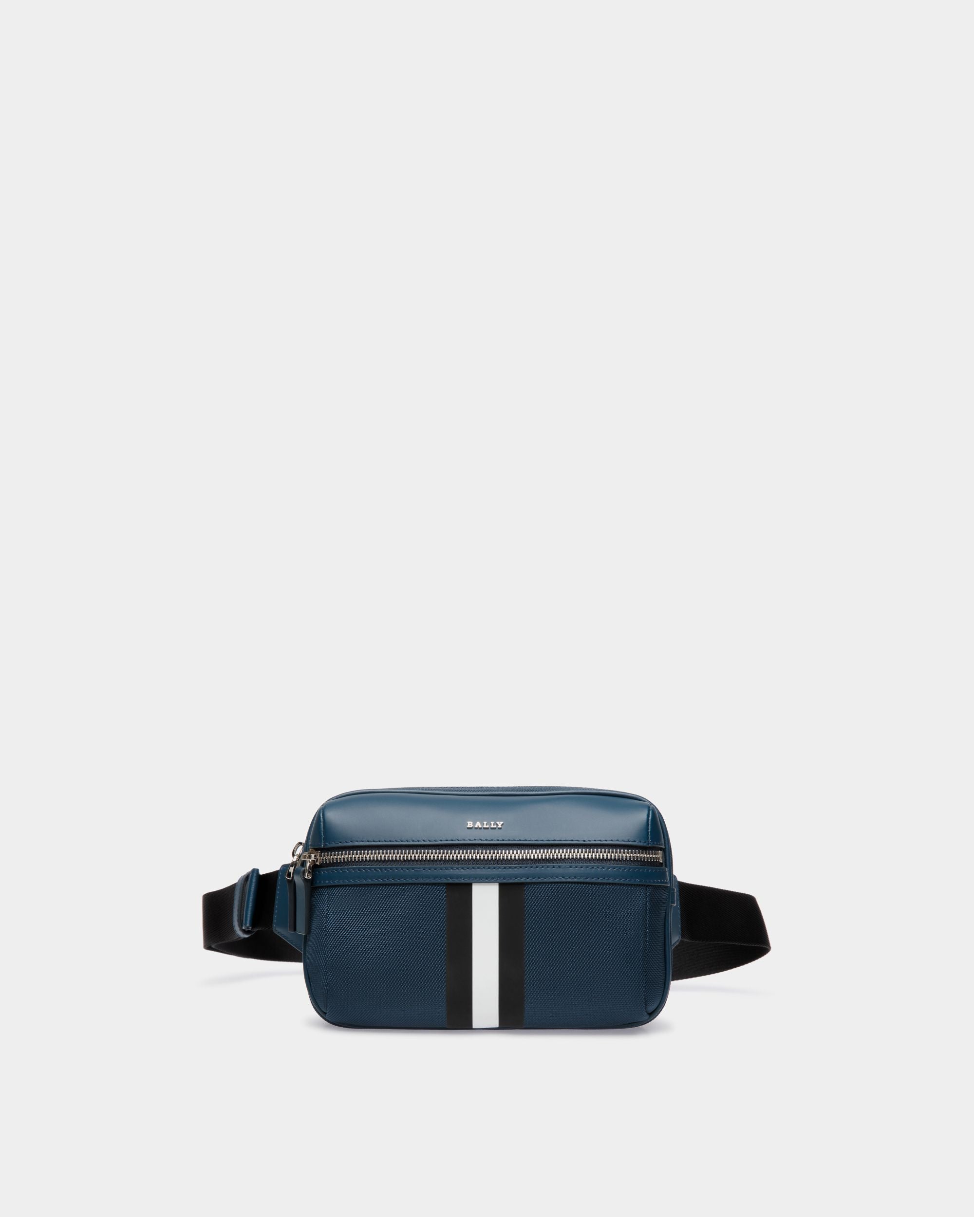 Sac Banane En Tissu Bleu - Homme - Bally - 01