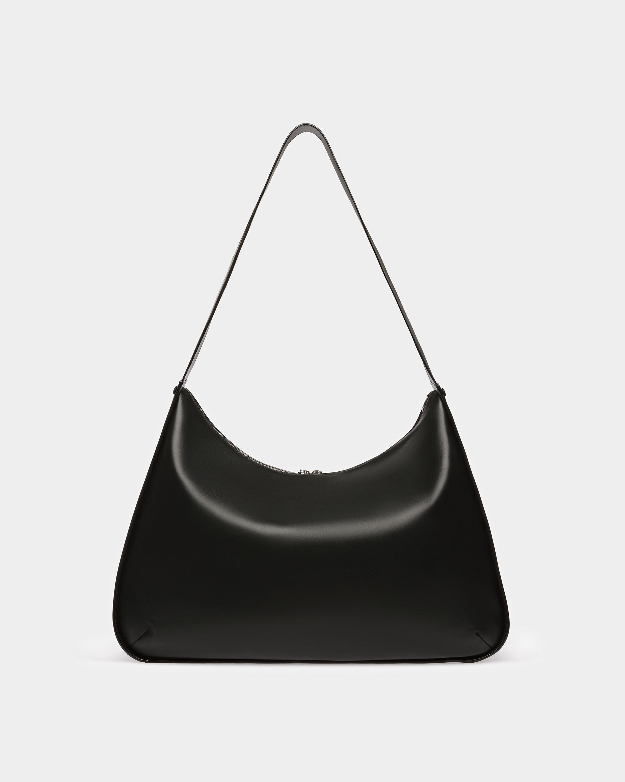 Appel Sac Hobo En Cuir Noir - Homme - Bally - 03