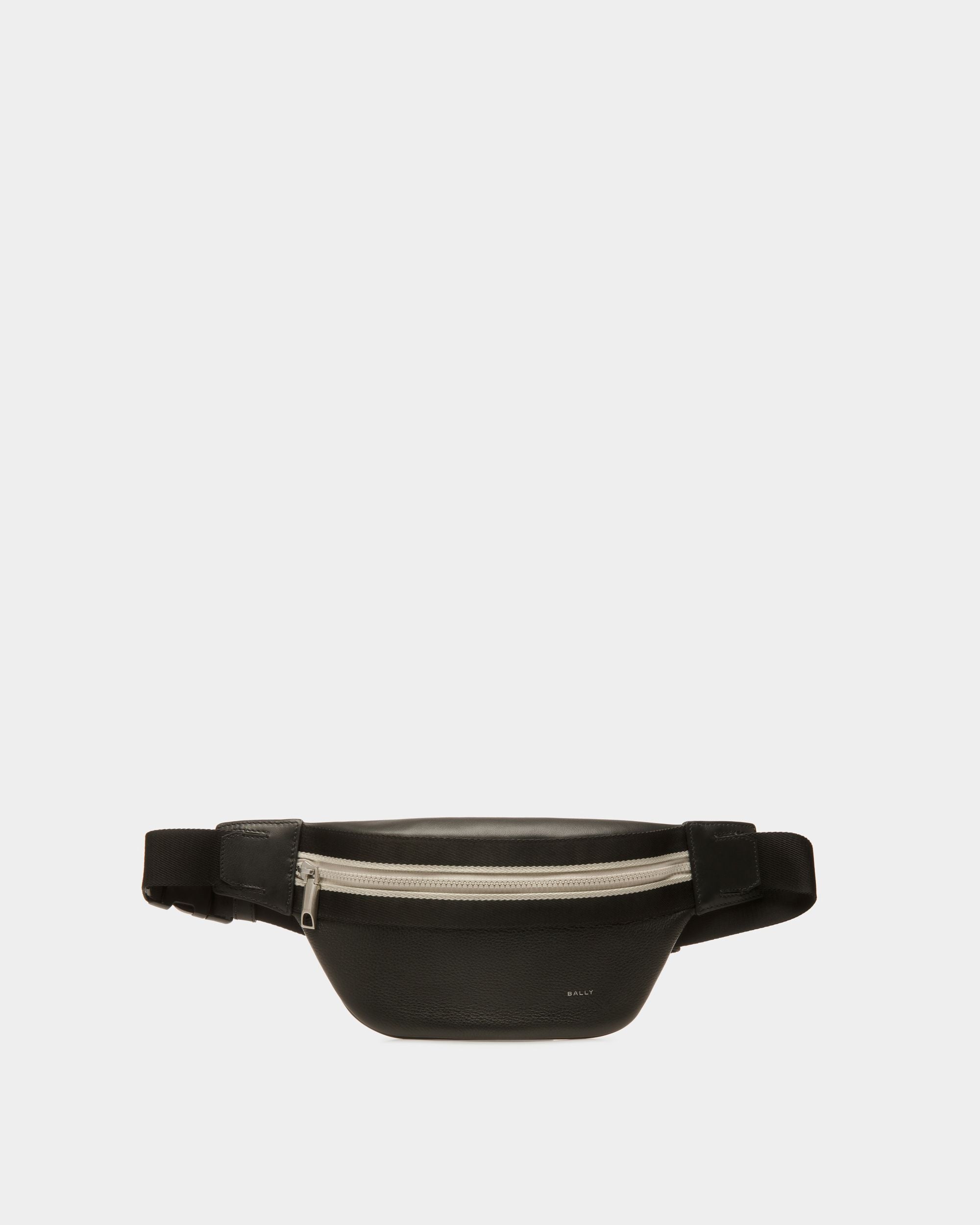 Sac Banane Ribbon En Cuir Noir - Homme - Bally - 01