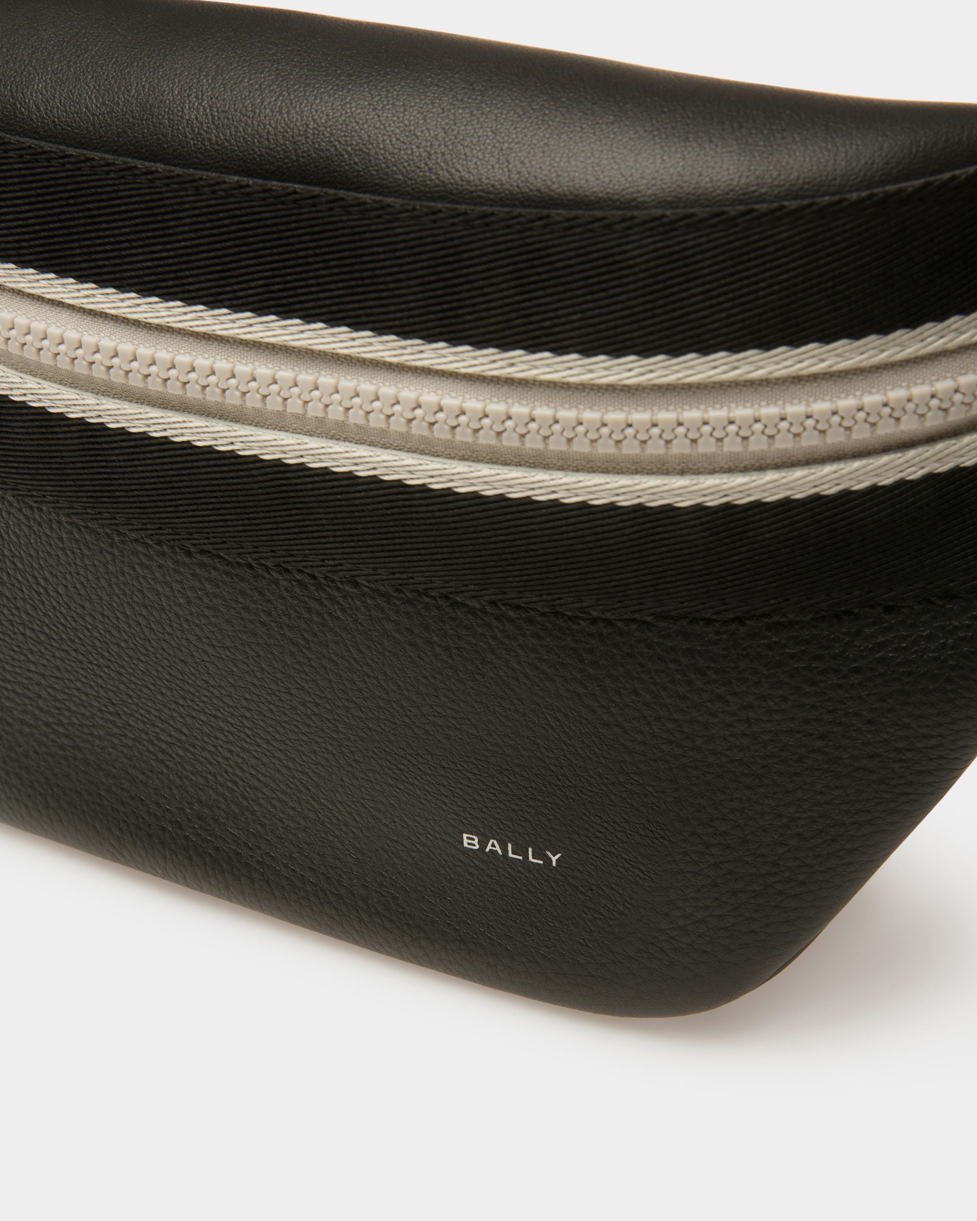 Sac Banane Ribbon En Cuir Noir - Homme - Bally - 05