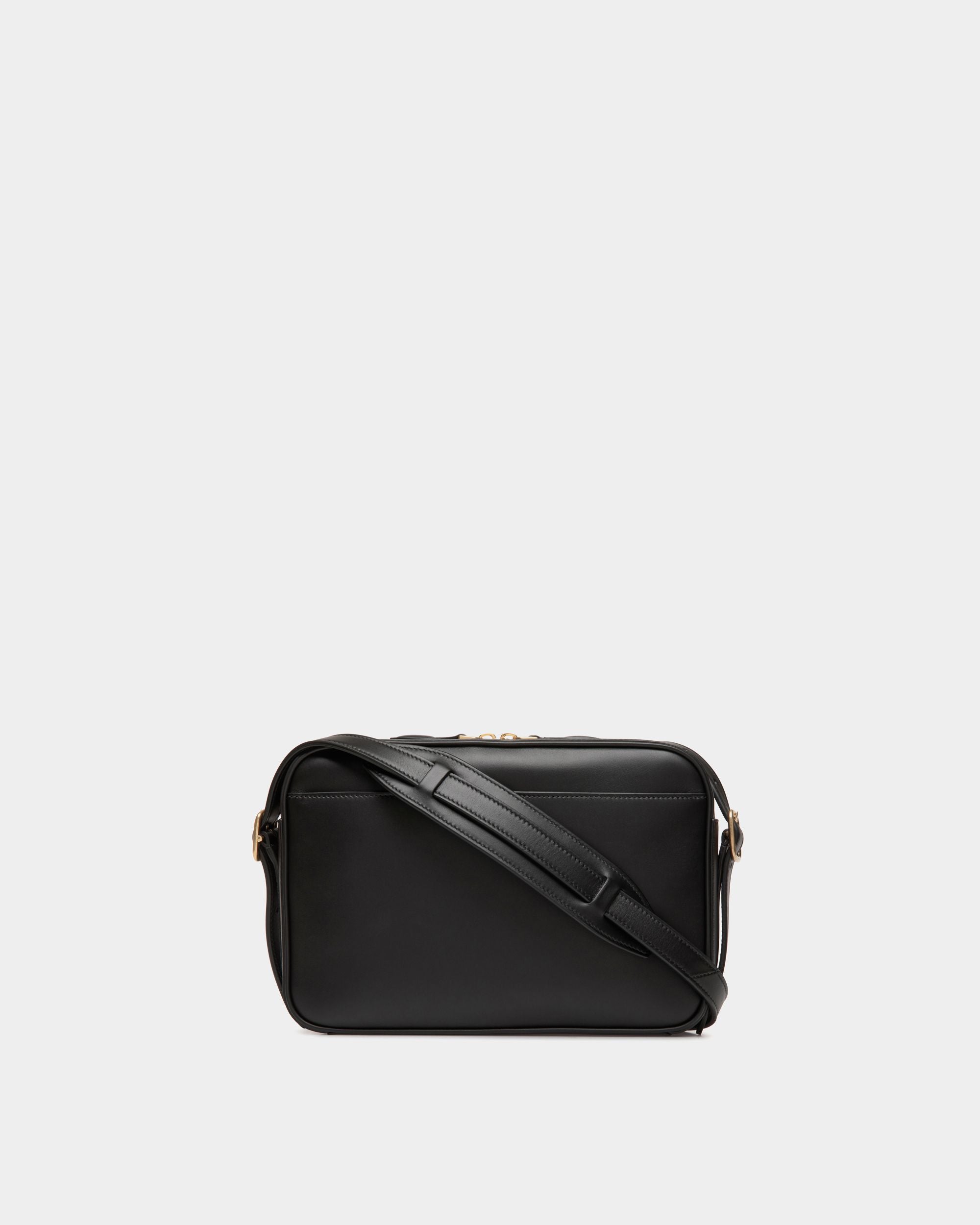 Beckett Crossbody Bag In Black Leather - Homme - Bally - 03