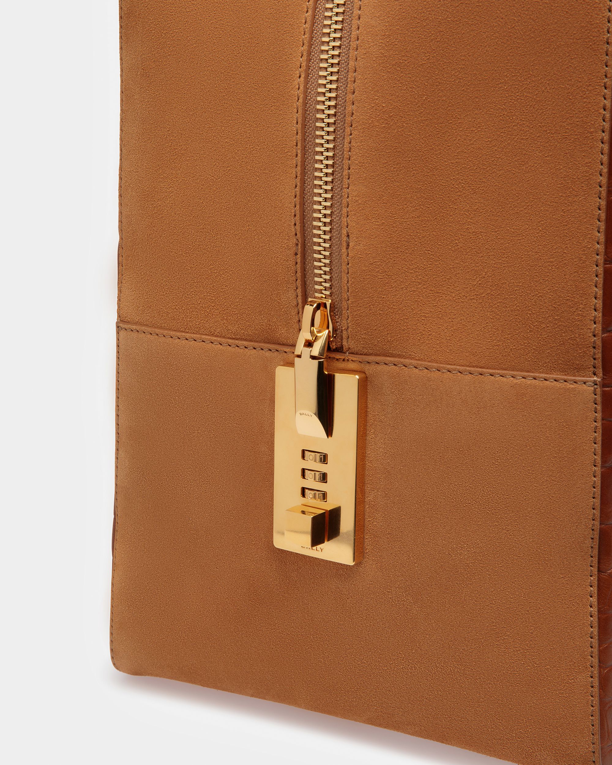 Grand Sac De Week-end Lago Avec Gaufrage Crocodile - Homme - Bally - 06
