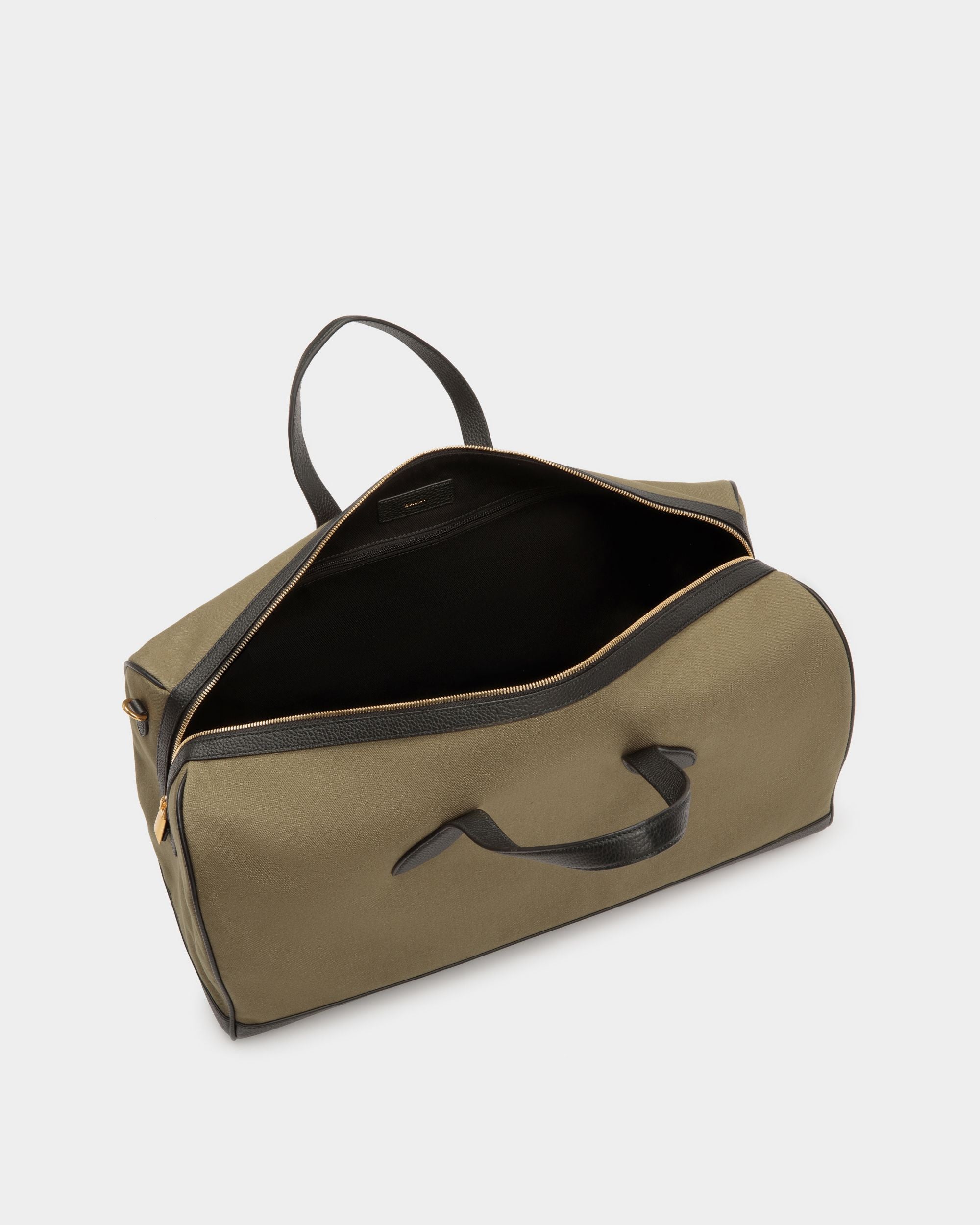 Sac De Week-End En Toile Et Cuir - Homme - Bally - 04