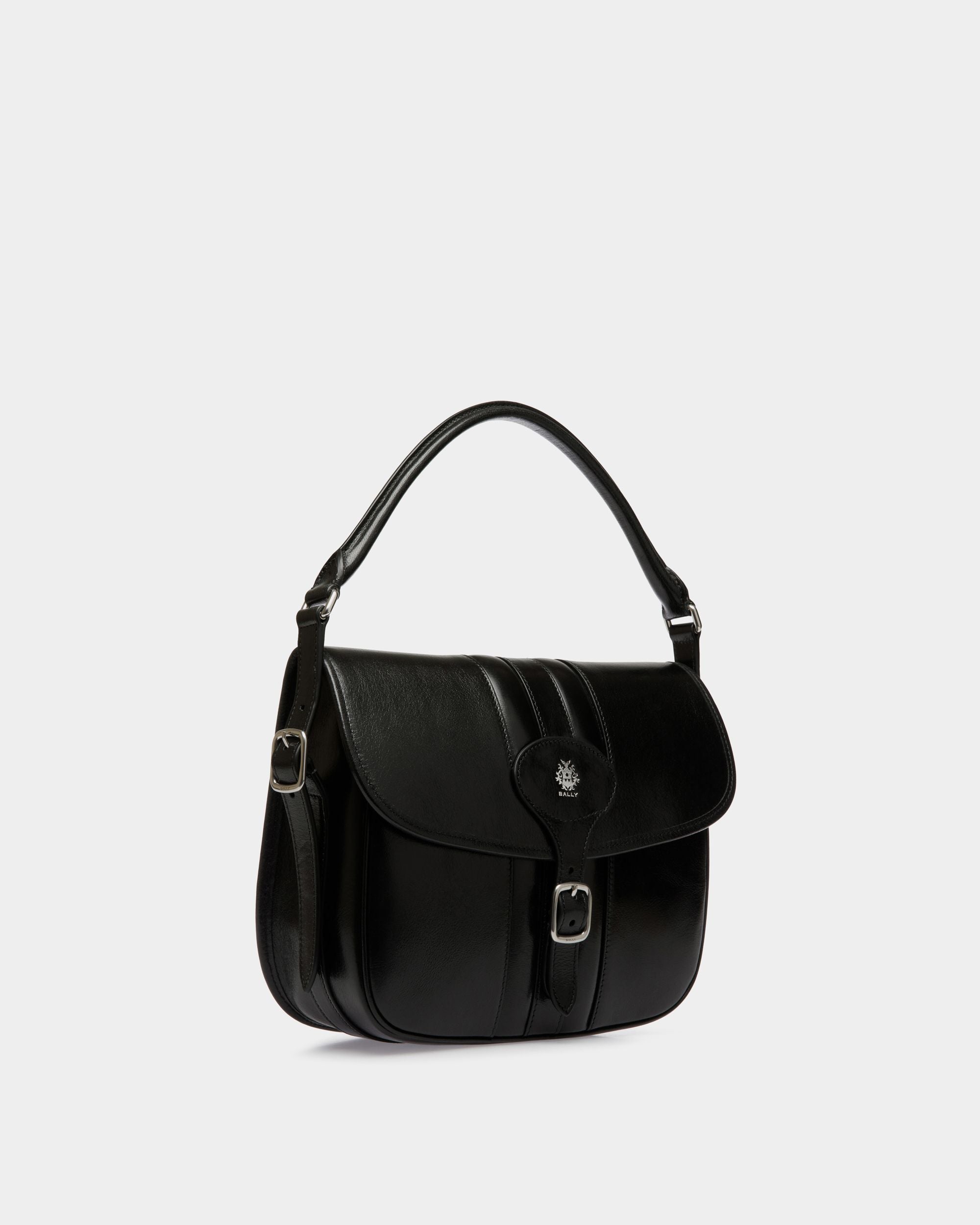 Sac À Bandoulière Beckett En Cuir Noir - Homme - Bally - 04
