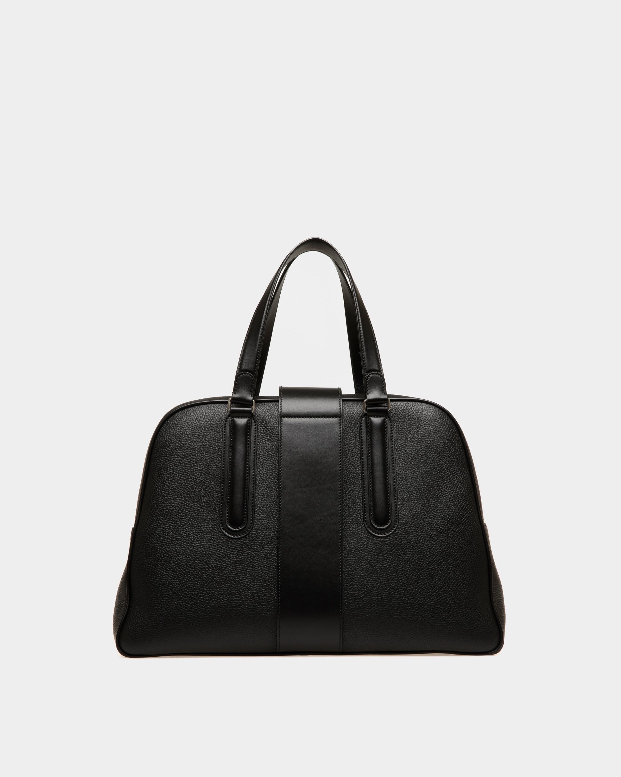 Sac Bowling En Cuir Noir - Homme - Bally - 03