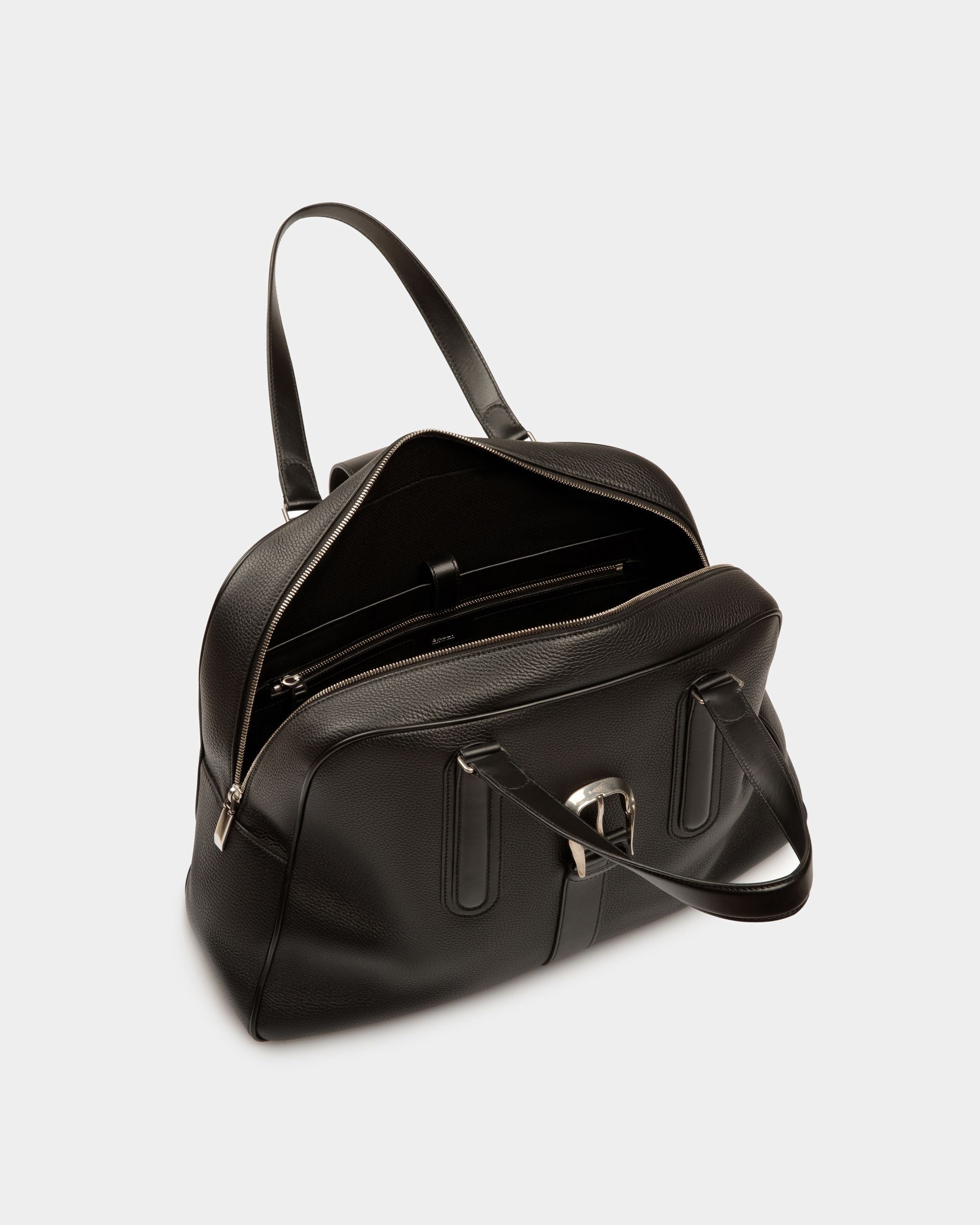 Sac Bowling En Cuir Noir - Homme - Bally - 05