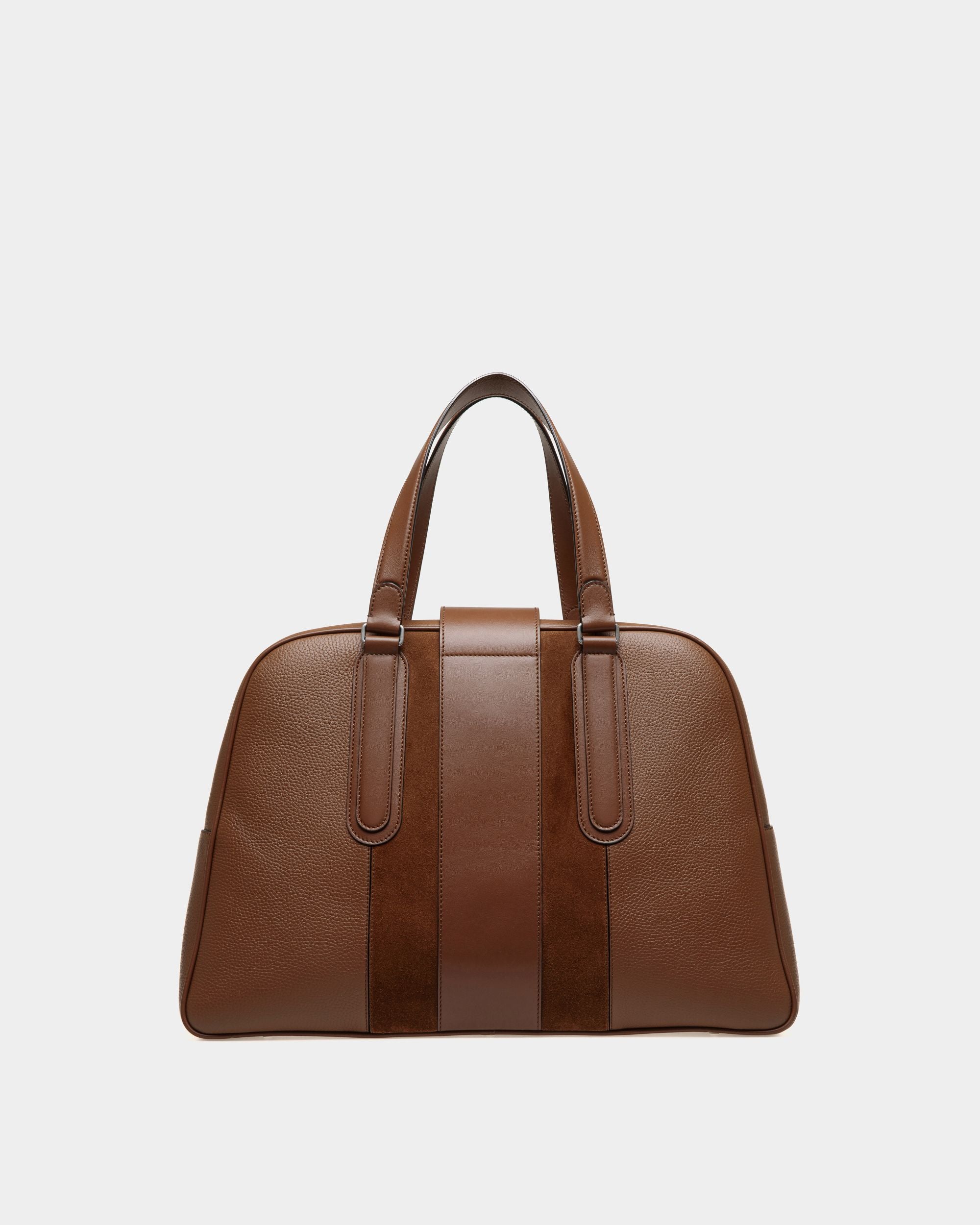 Sac Cabas Spin En Cuir Marron - Homme - Bally - 02