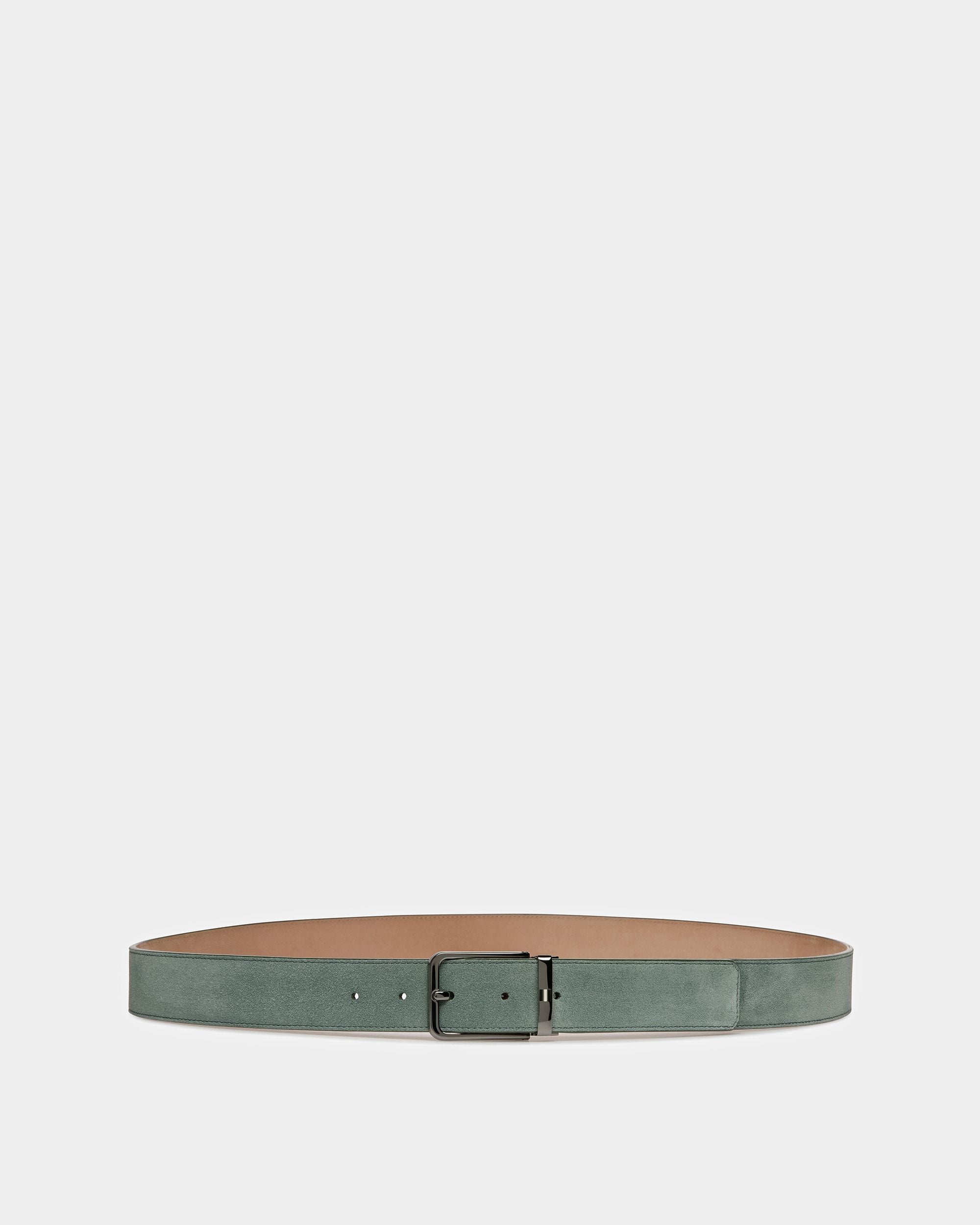 Arkin Ceinture De 35 Mm En Cuir Sauge - Homme - Bally - 01