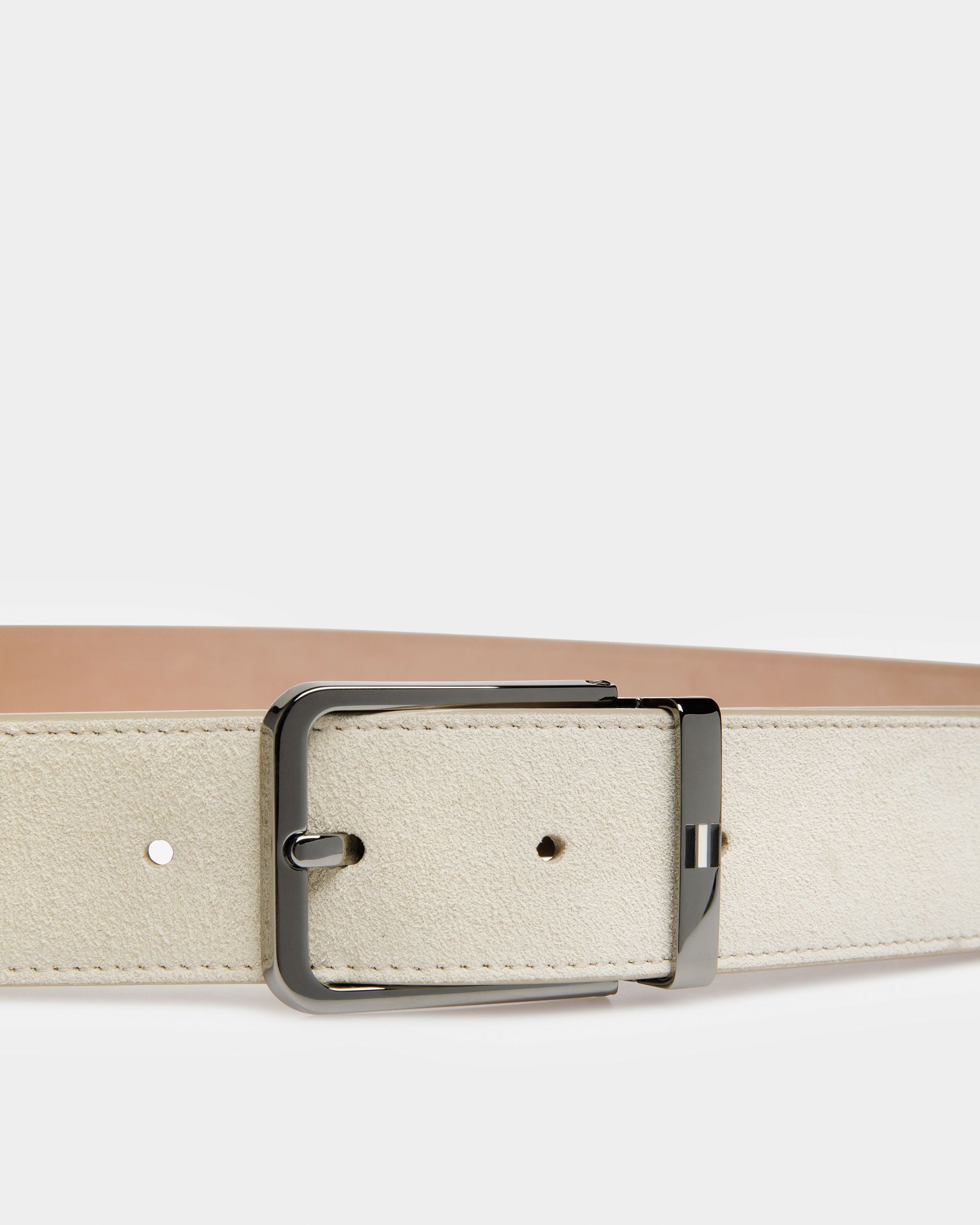 Arkin Ceinture En Cuir De 35 Mm Couleur Fossile - Homme - Bally - 03