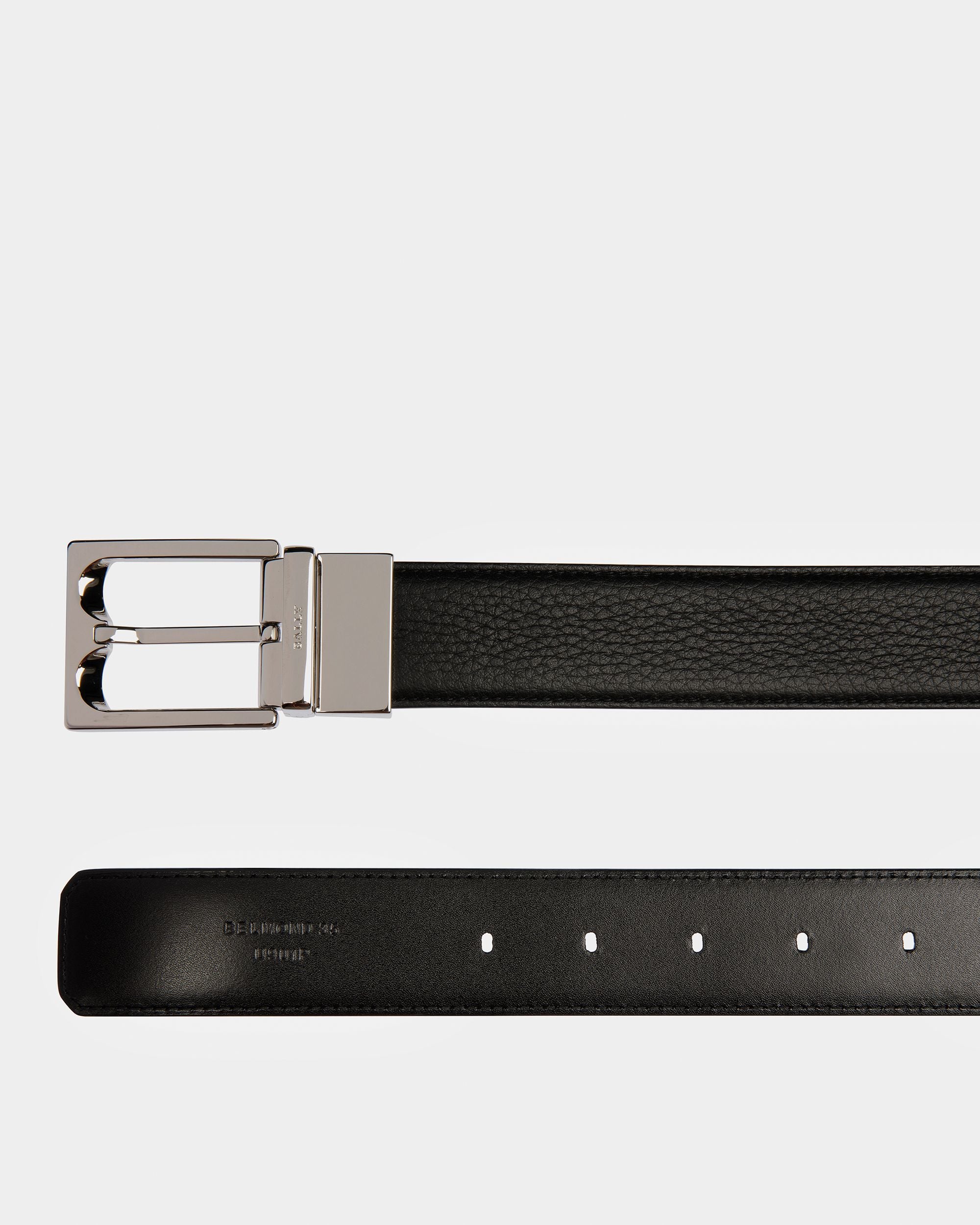 Belmond Ceinture En Cuir Noir - Homme - Bally - 02