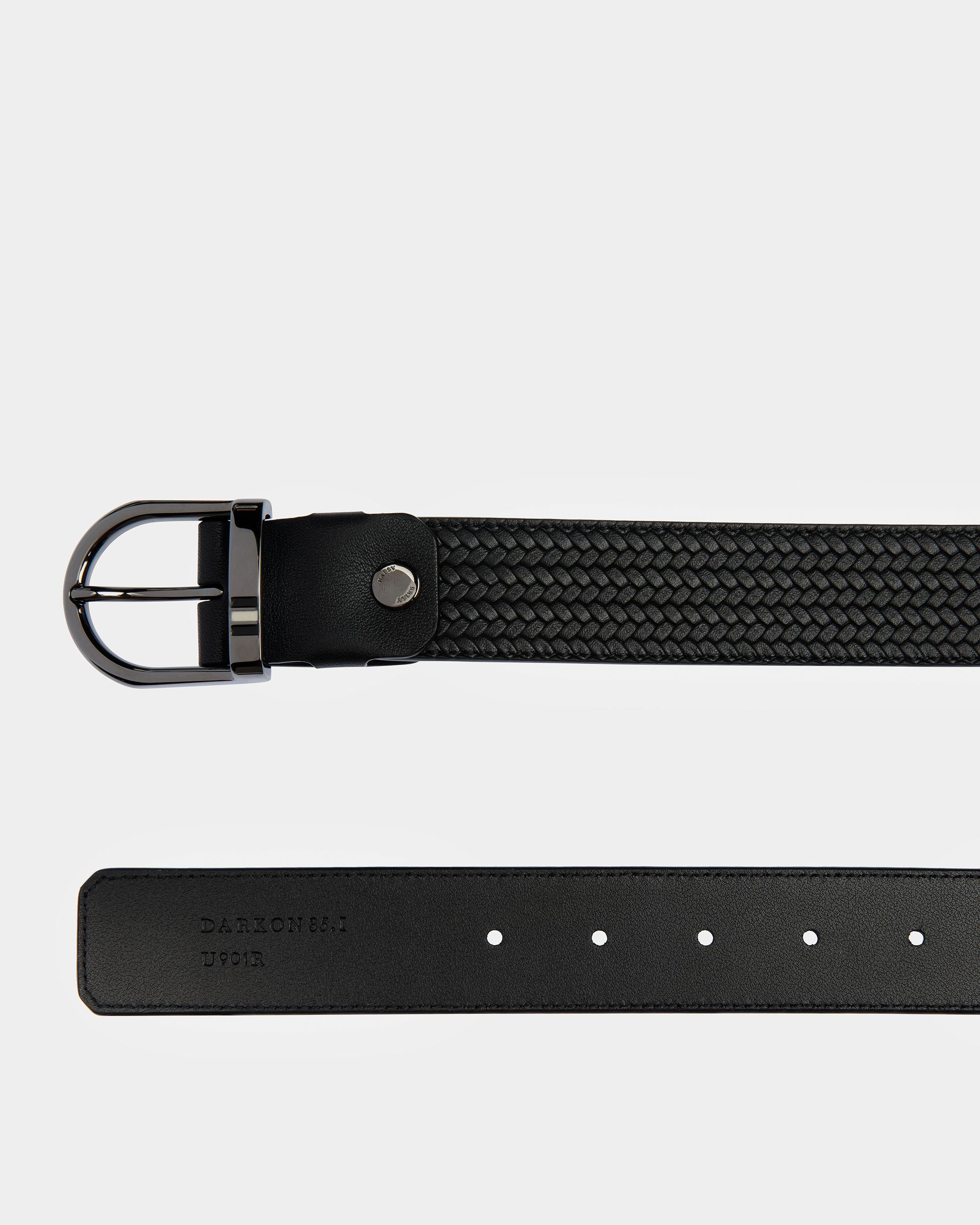 Darkon Ceinture En Cuir Noir - Homme - Bally - 02