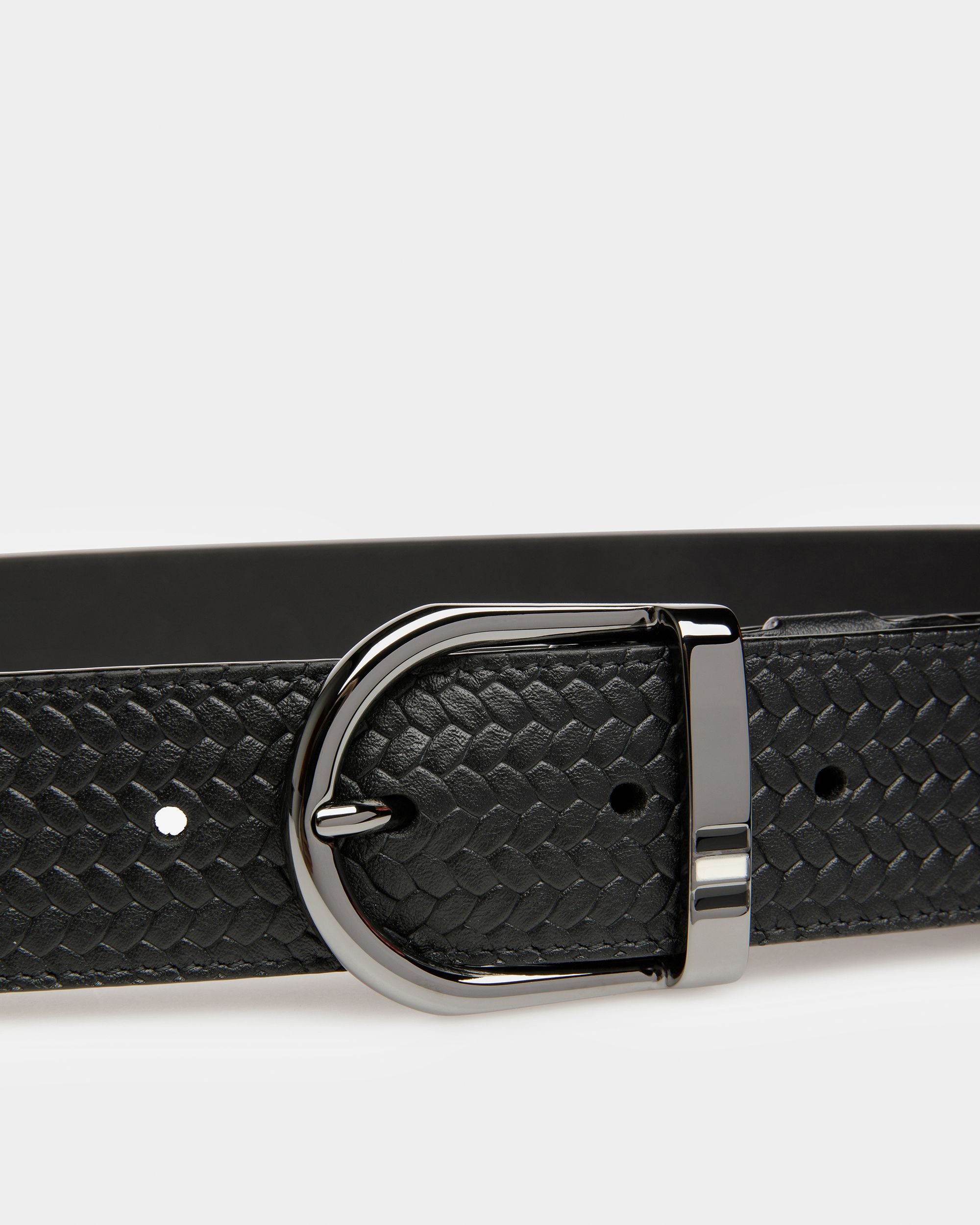 Darkon Ceinture En Cuir Noir - Homme - Bally - 03
